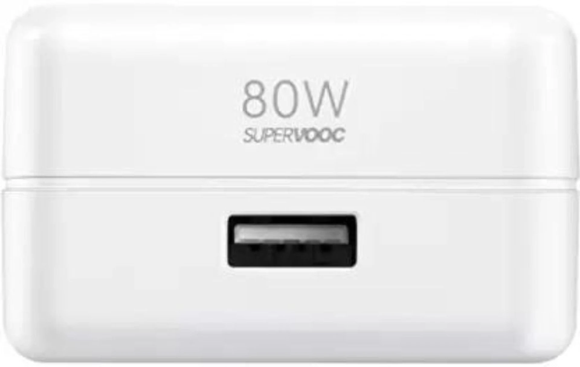80 W SuperVOOC 6 A Wall Charger for Mobile (White)