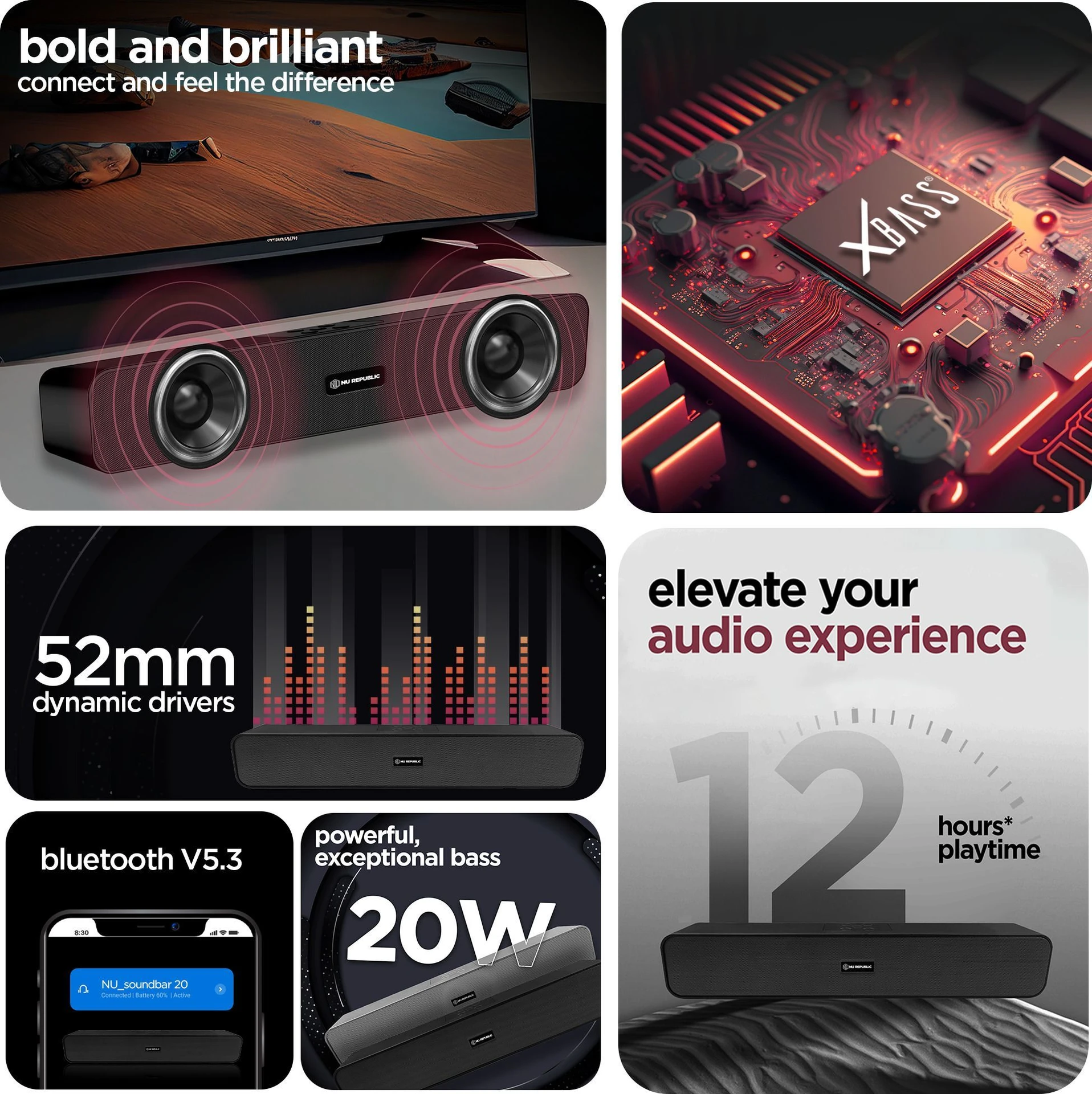 X-BassTech 20 W Bluetooth Speaker