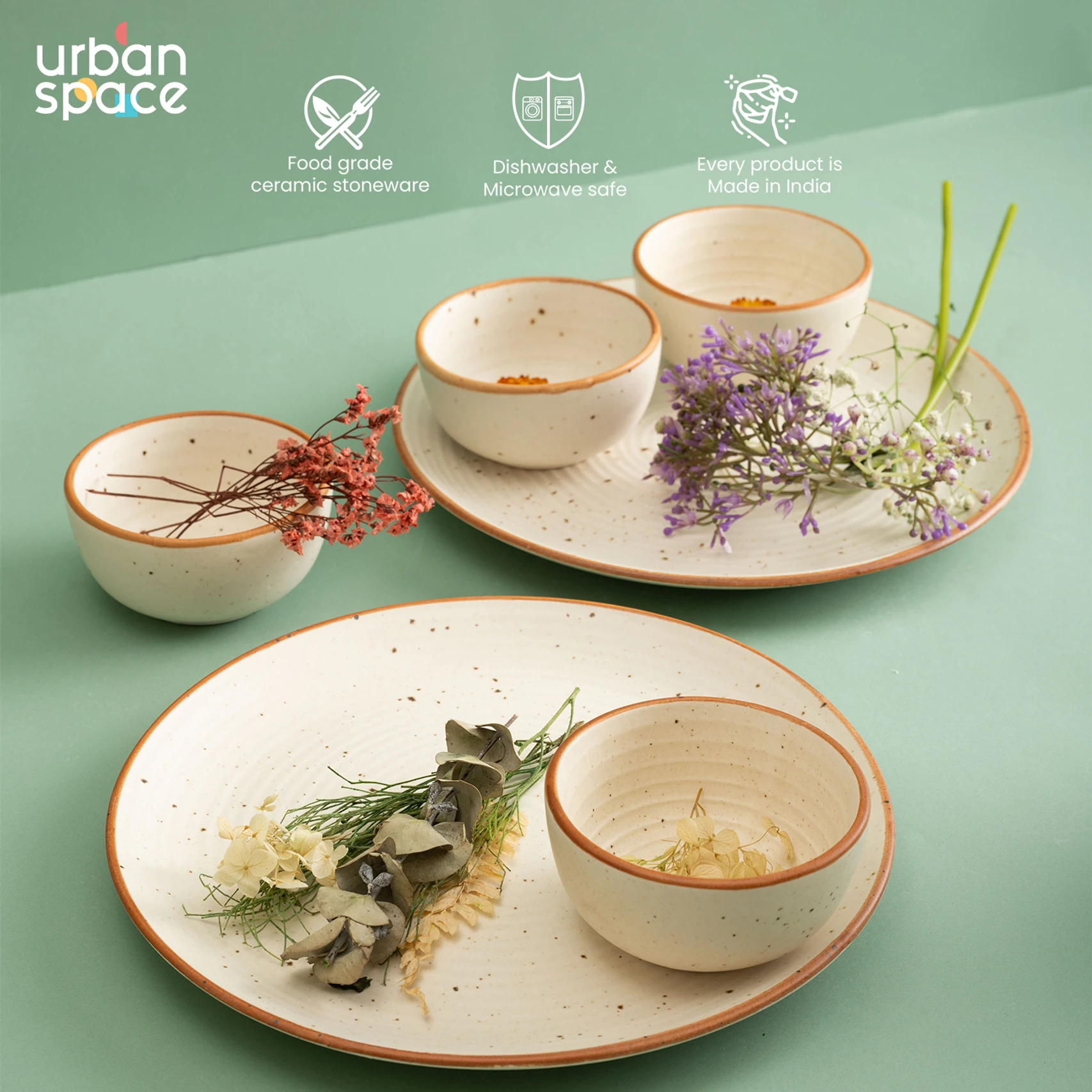 Urban Space Pack 6 Ceramic Dinner Plate h15