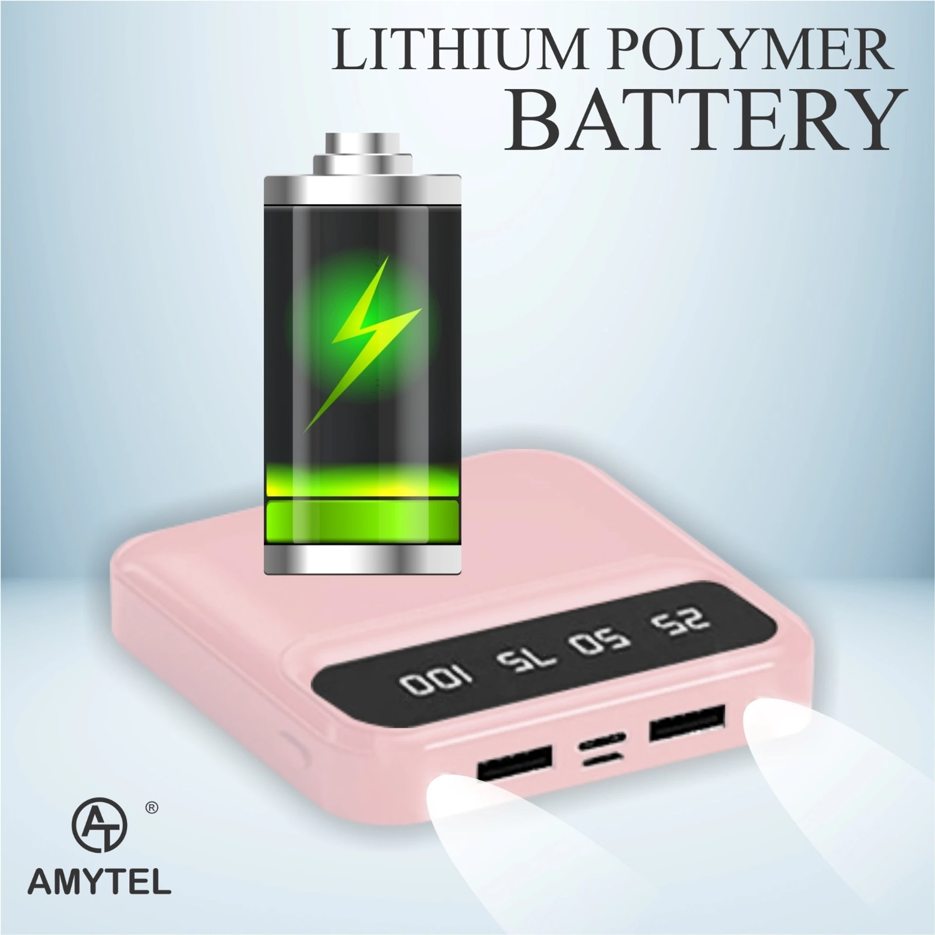 10000 mAh 18 W Mini Pocket Size Power Bank