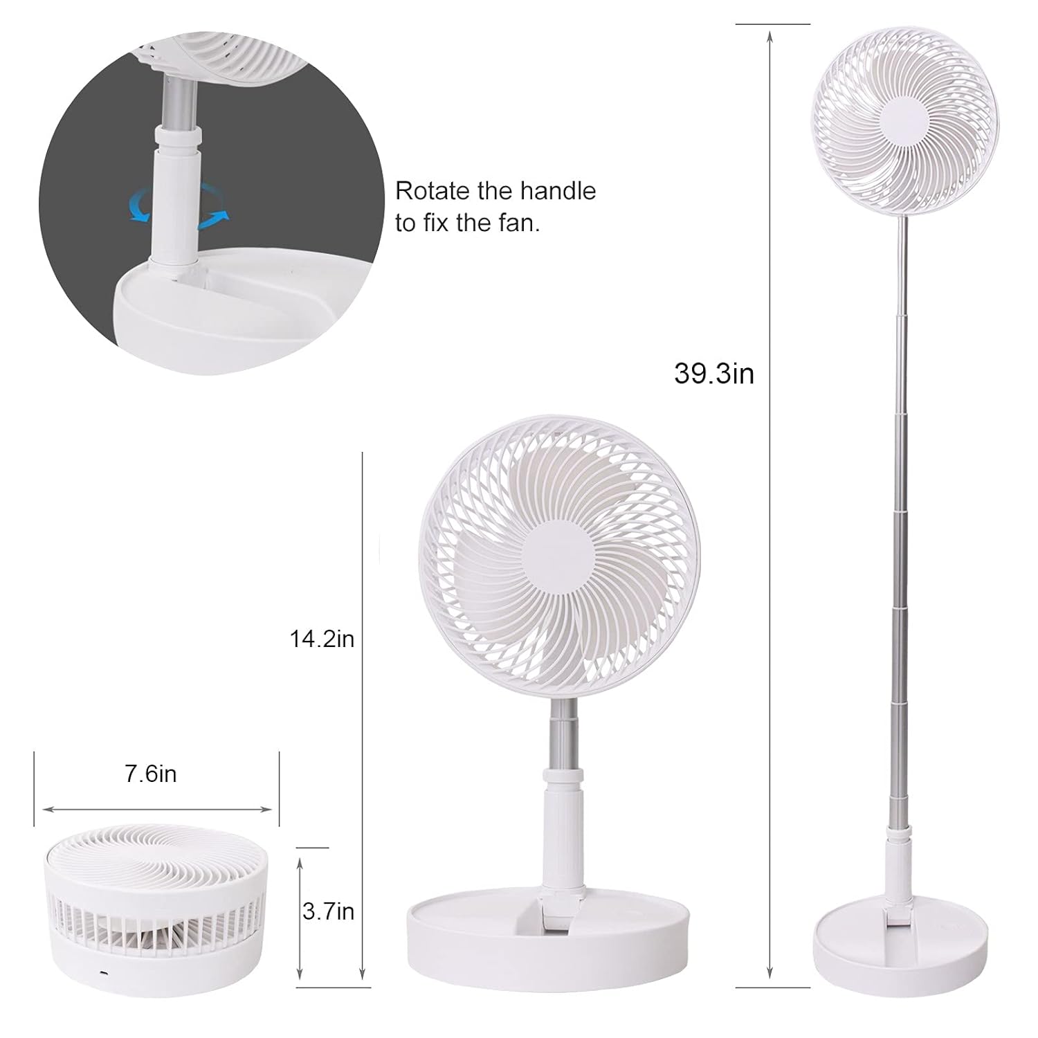 Nextbot Rechargeable Pedestal Fan e12