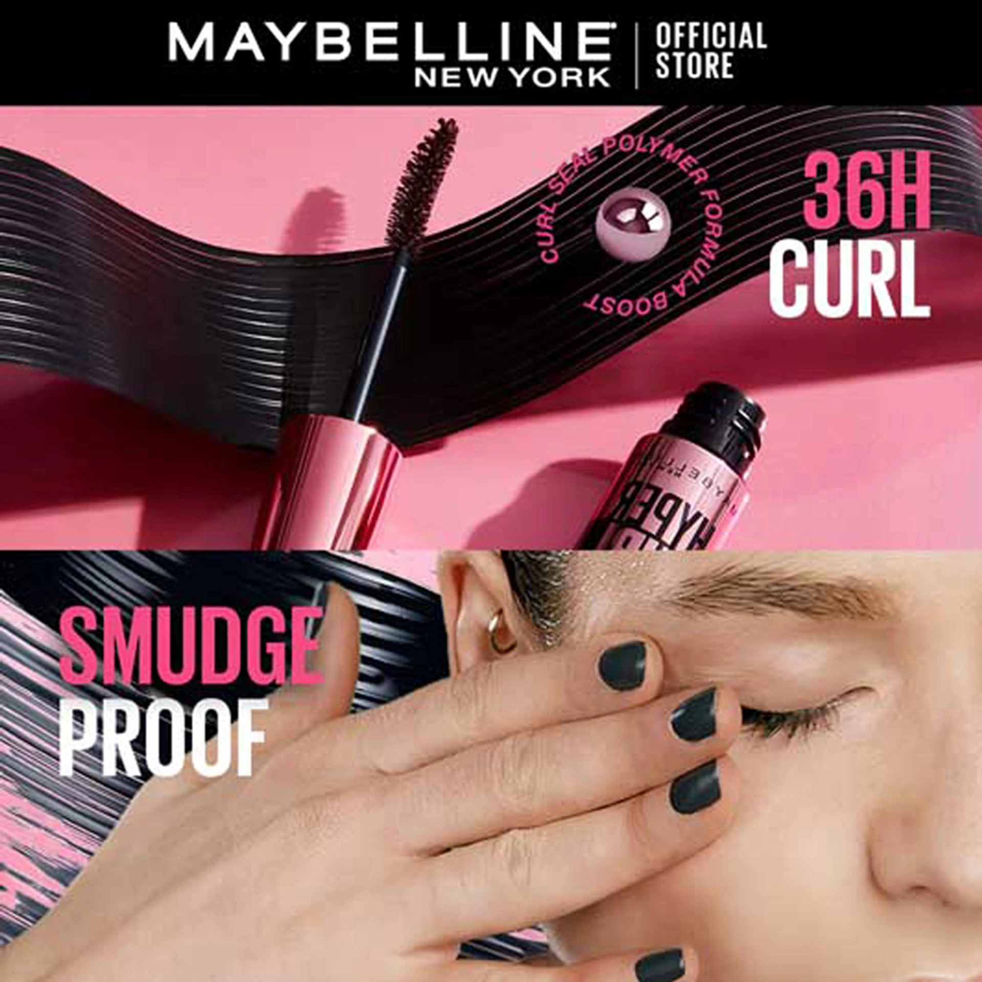 MAYBELLINE NEW YORK Hypercurl Mascara Washable 9.2 ml