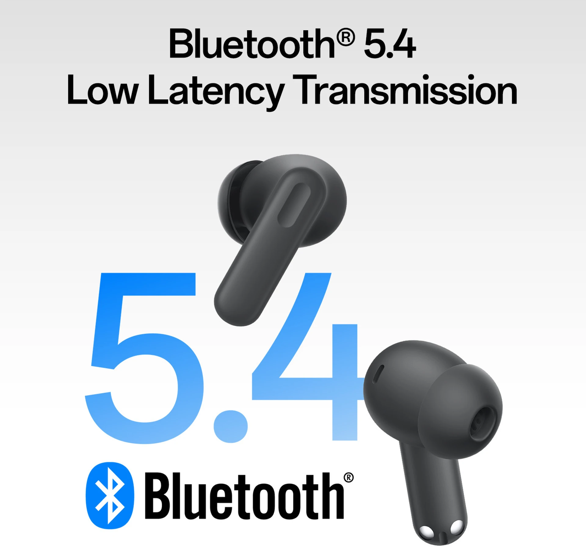 IP55 Bluetooth Headset (Graphite Grey, True Wireless)