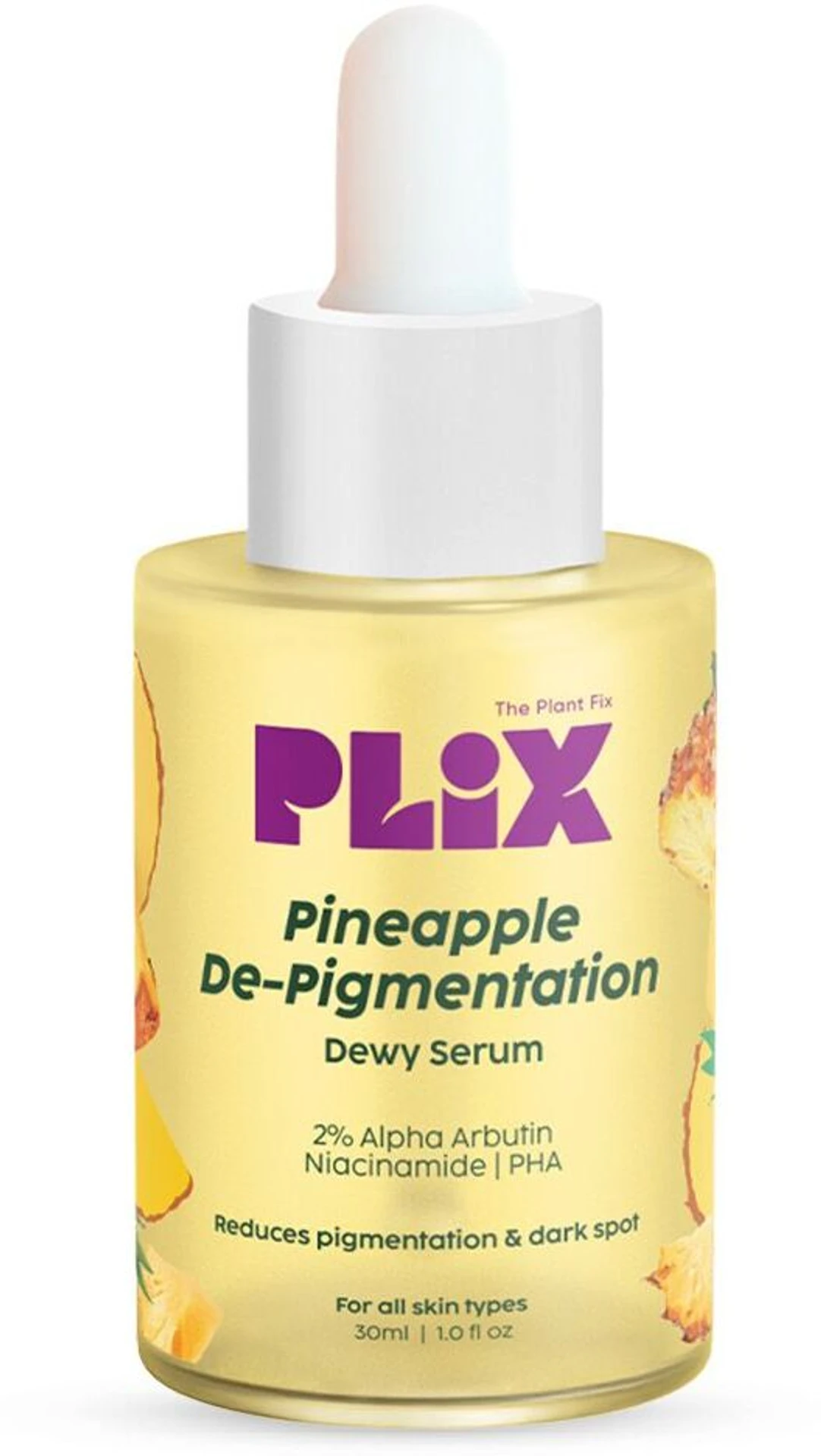 The Plant Fix Plix 2% Alpha Arbutin Pineapple Serum for Pigmentation & Dark Spot Reduction