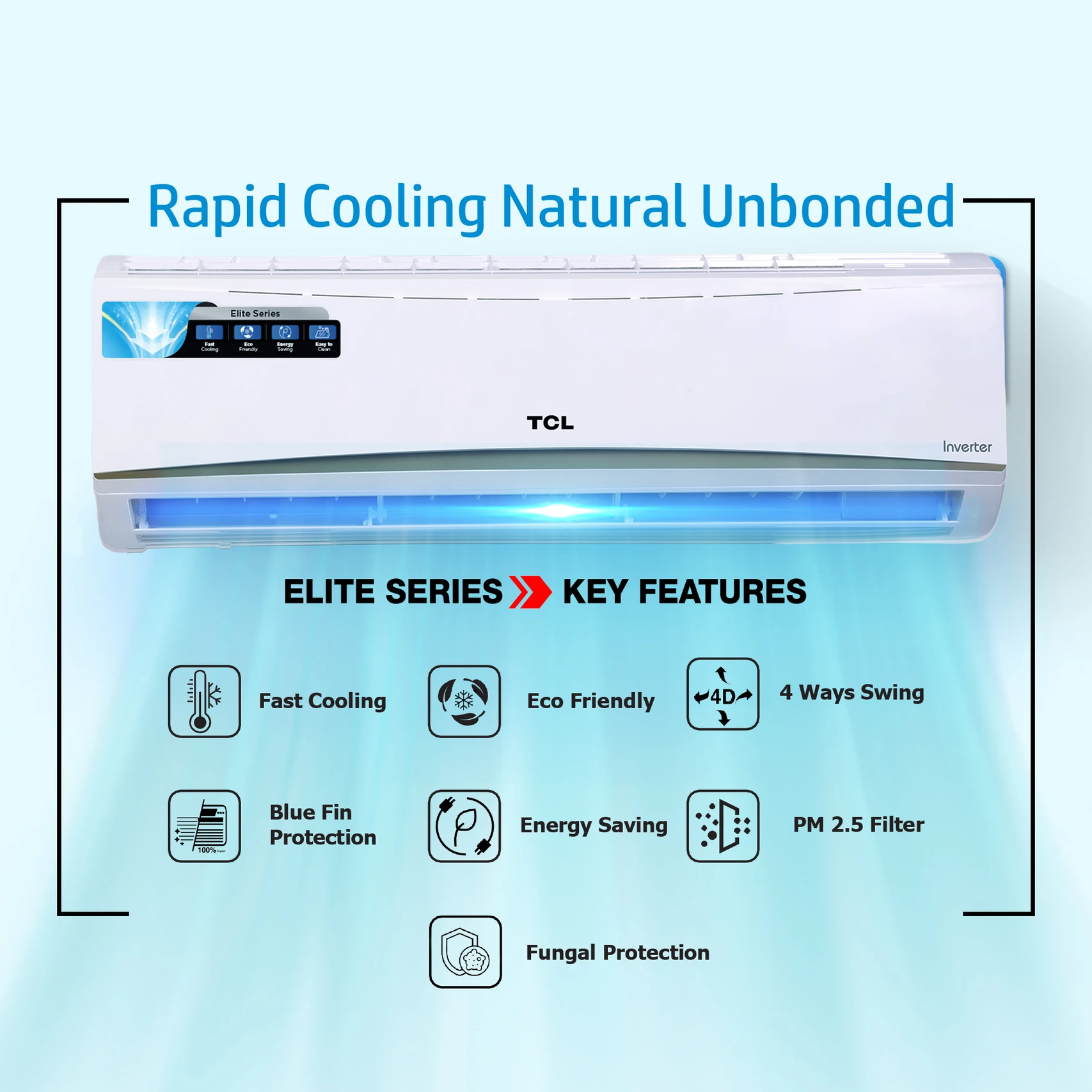 Tcl 2026 Model 1 Ton 3 Star Split Inverter Ac e37