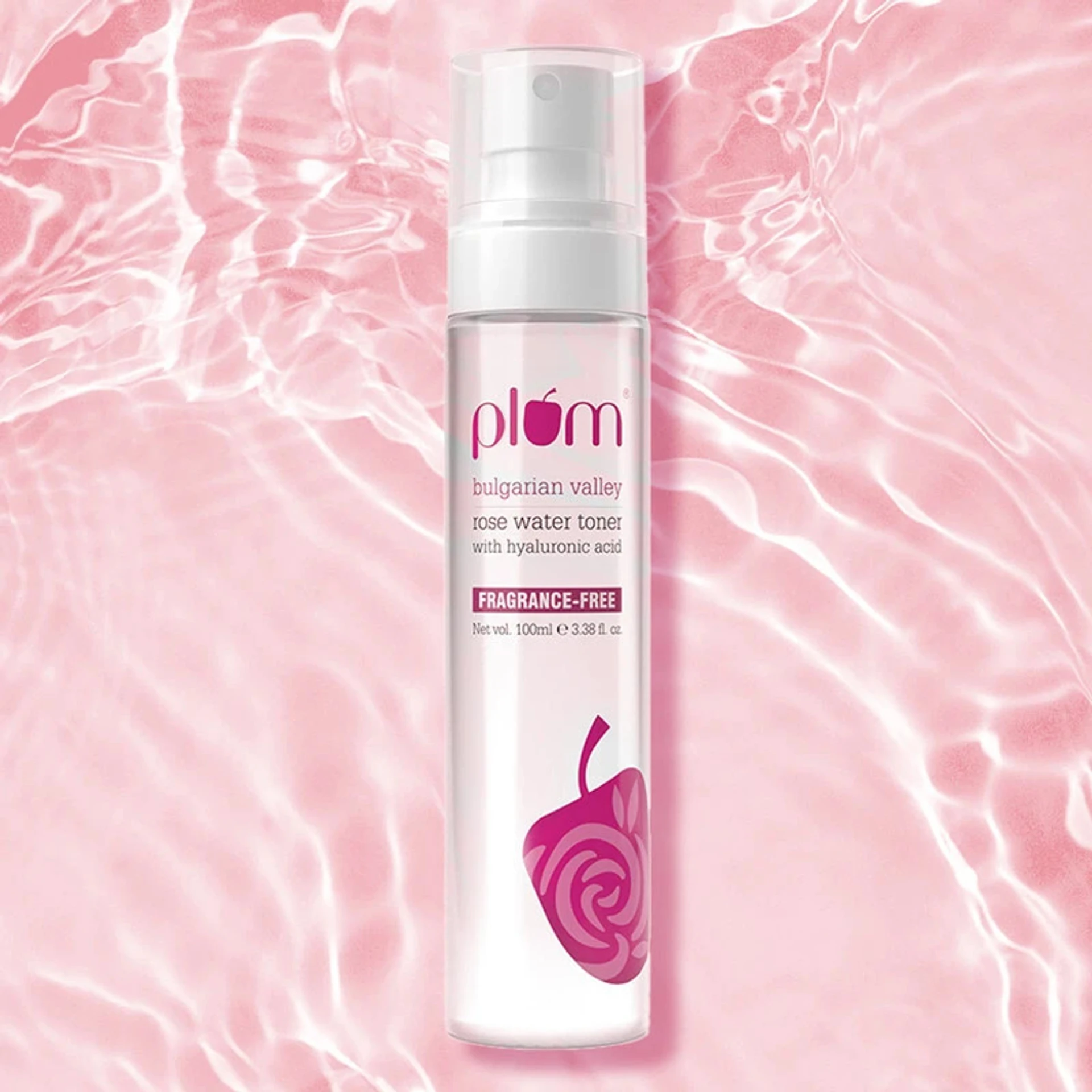 Plum Bulgarian Valley Rose Water & Hyaluronic Acid Hydrating Toner
