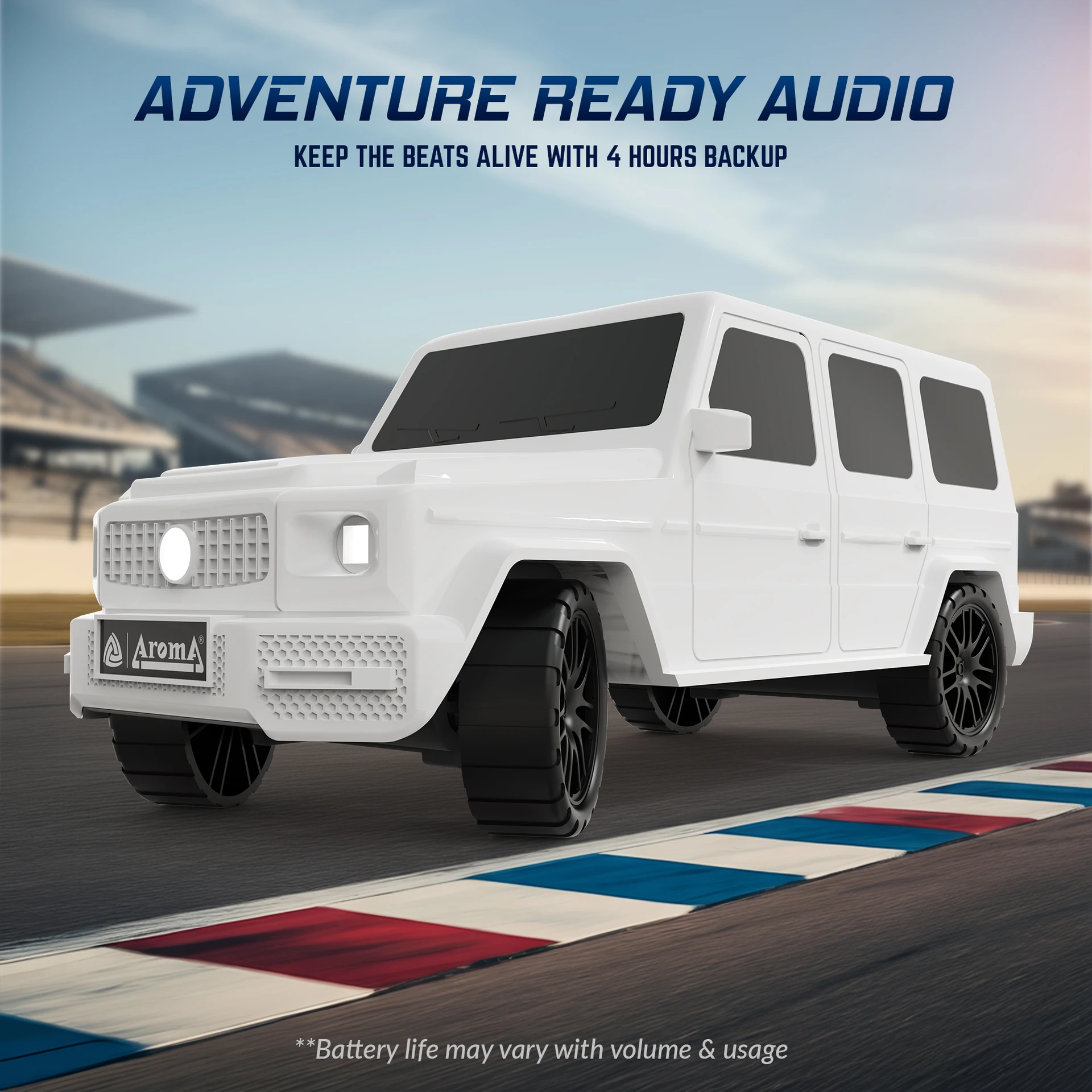 RGB Lights Car Design Speaker 5 W Bluetooth Speaker