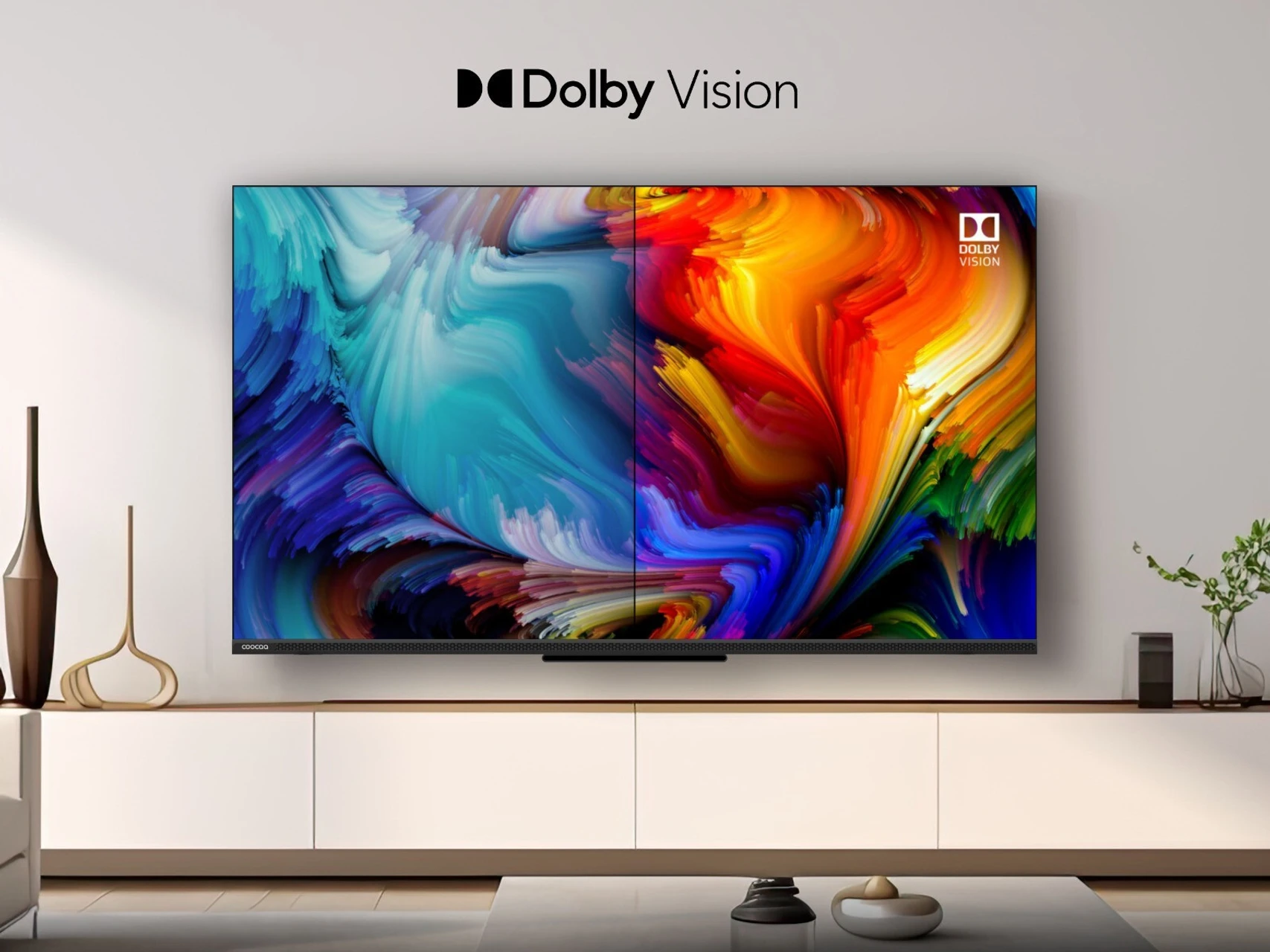 Coocaa Frameless 164 Cm 65 Inch Ultra Hd 4K Led Smart Google Tv e6