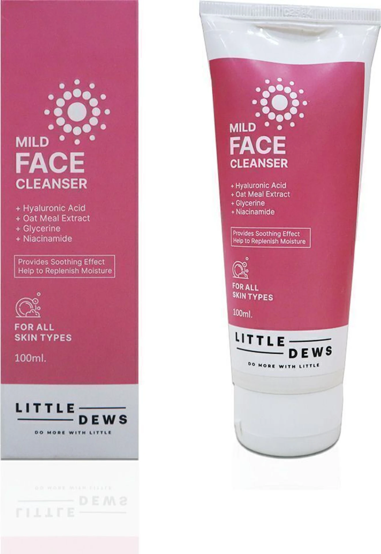 Little Dews Mild Face Cleanser with Hyaluronic Acid & Niacinamide