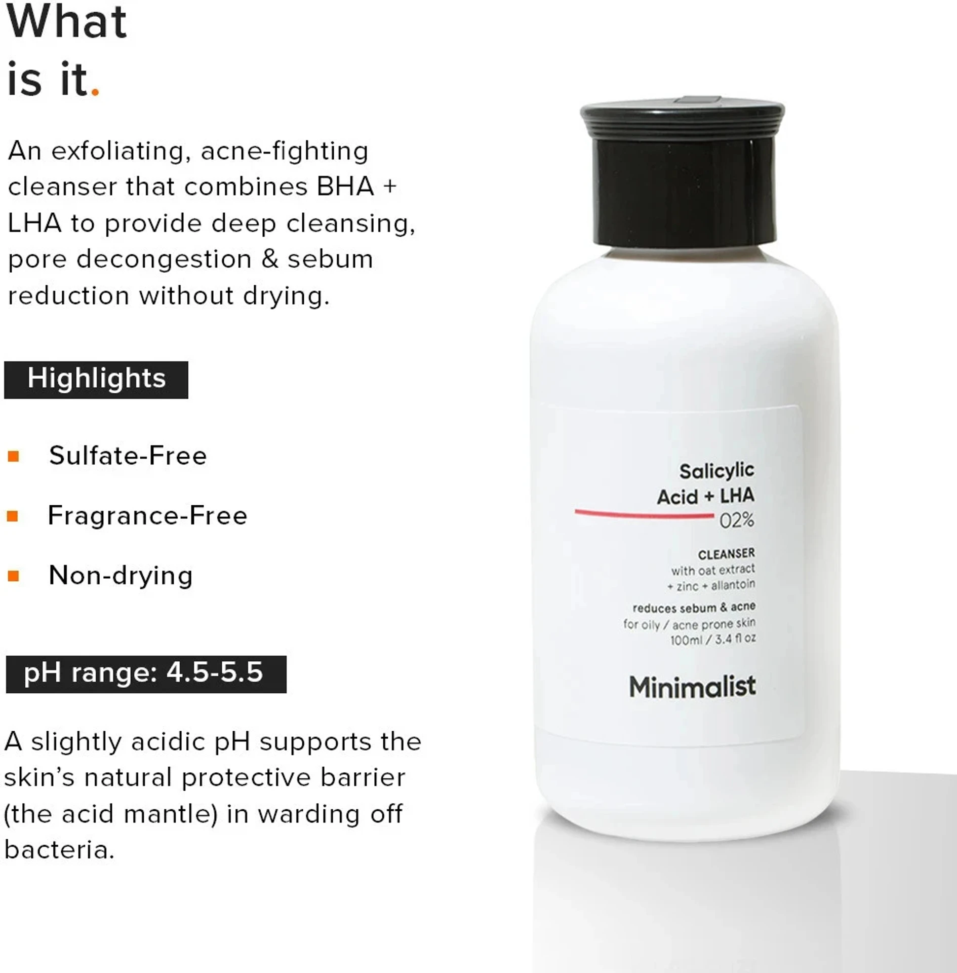 Minimalist 2% Salicylic Acid  For Oily Skin