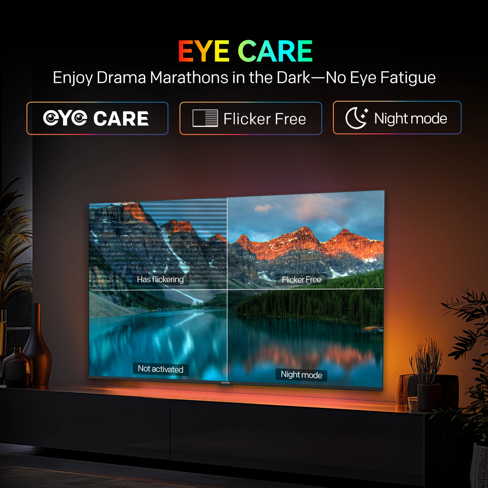 Coocaa Y74 164 Cm 65 Inch Ultra Hd 4K Led Smart Google Tv e9