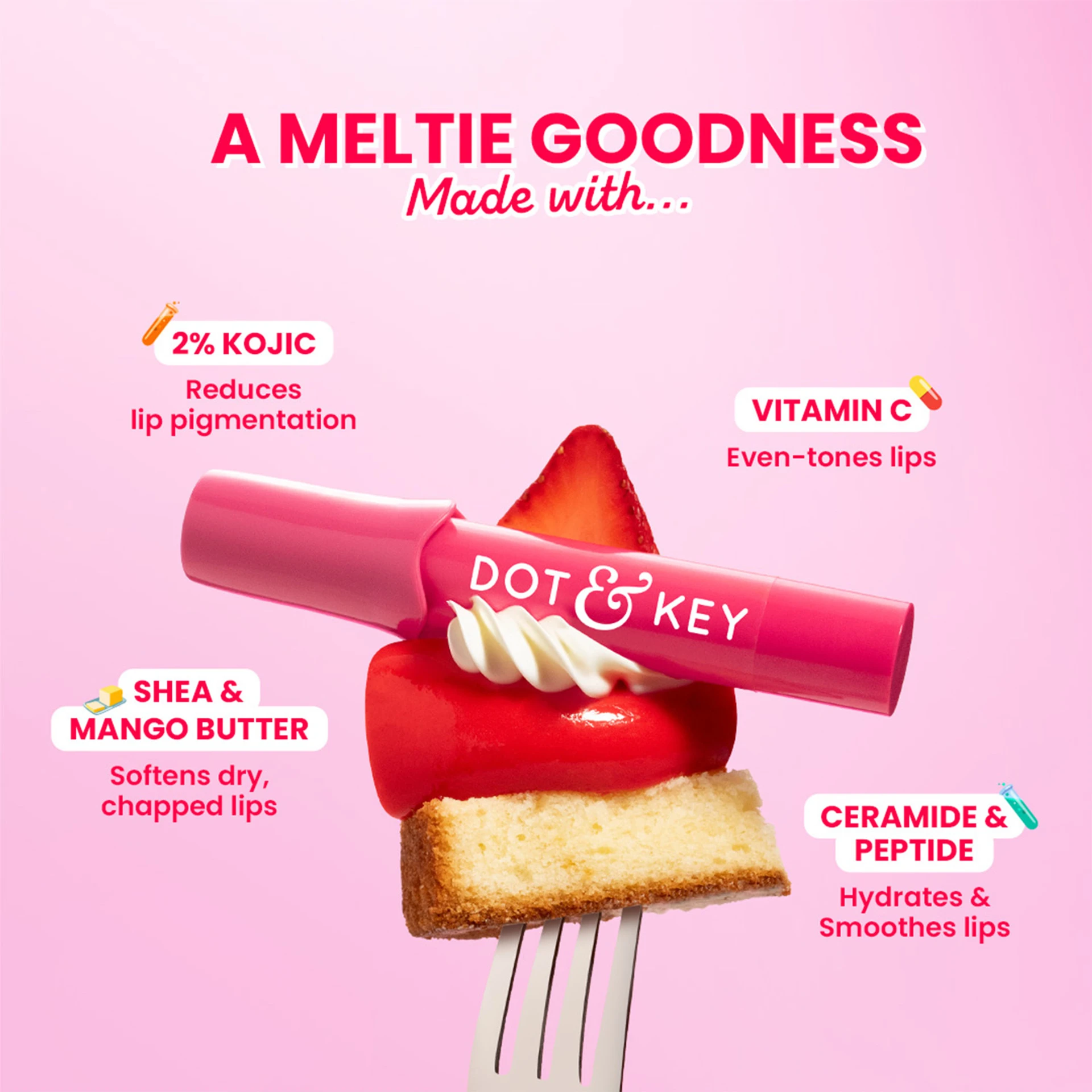 Dot & Key Meltie Lip Balm SPF 50+ PA+++