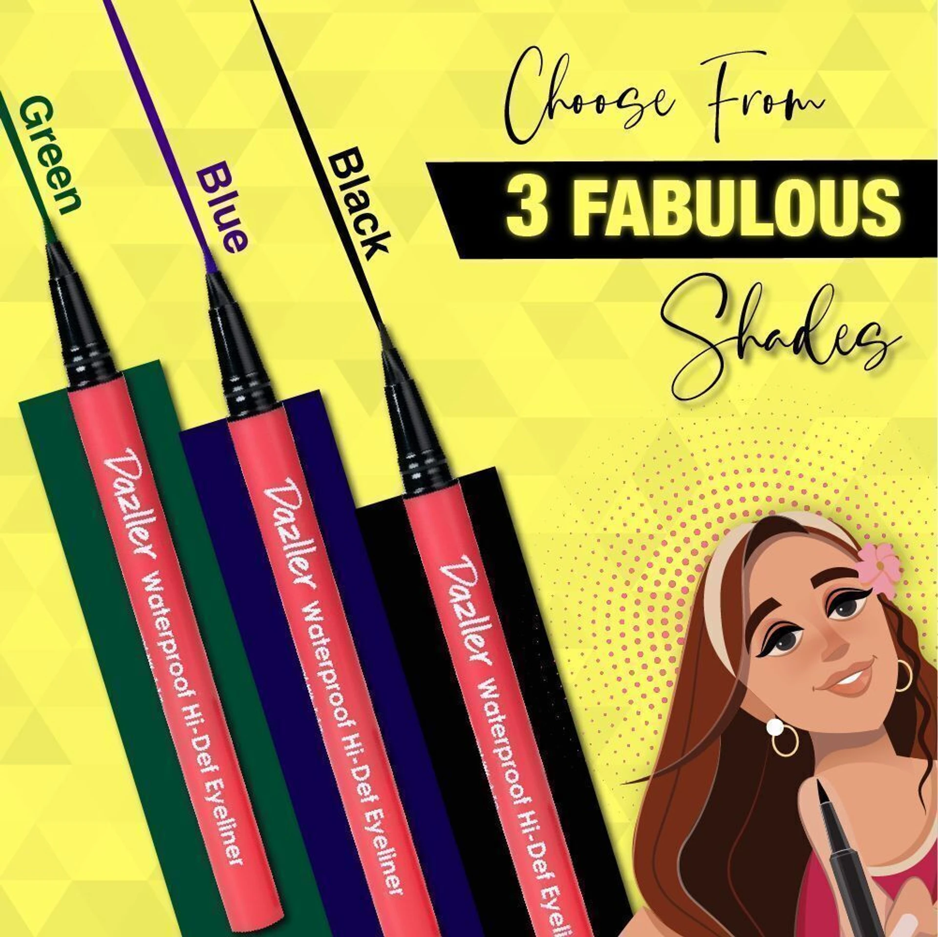 dazller Waterproof Hi-Def Eyeliner Pen
