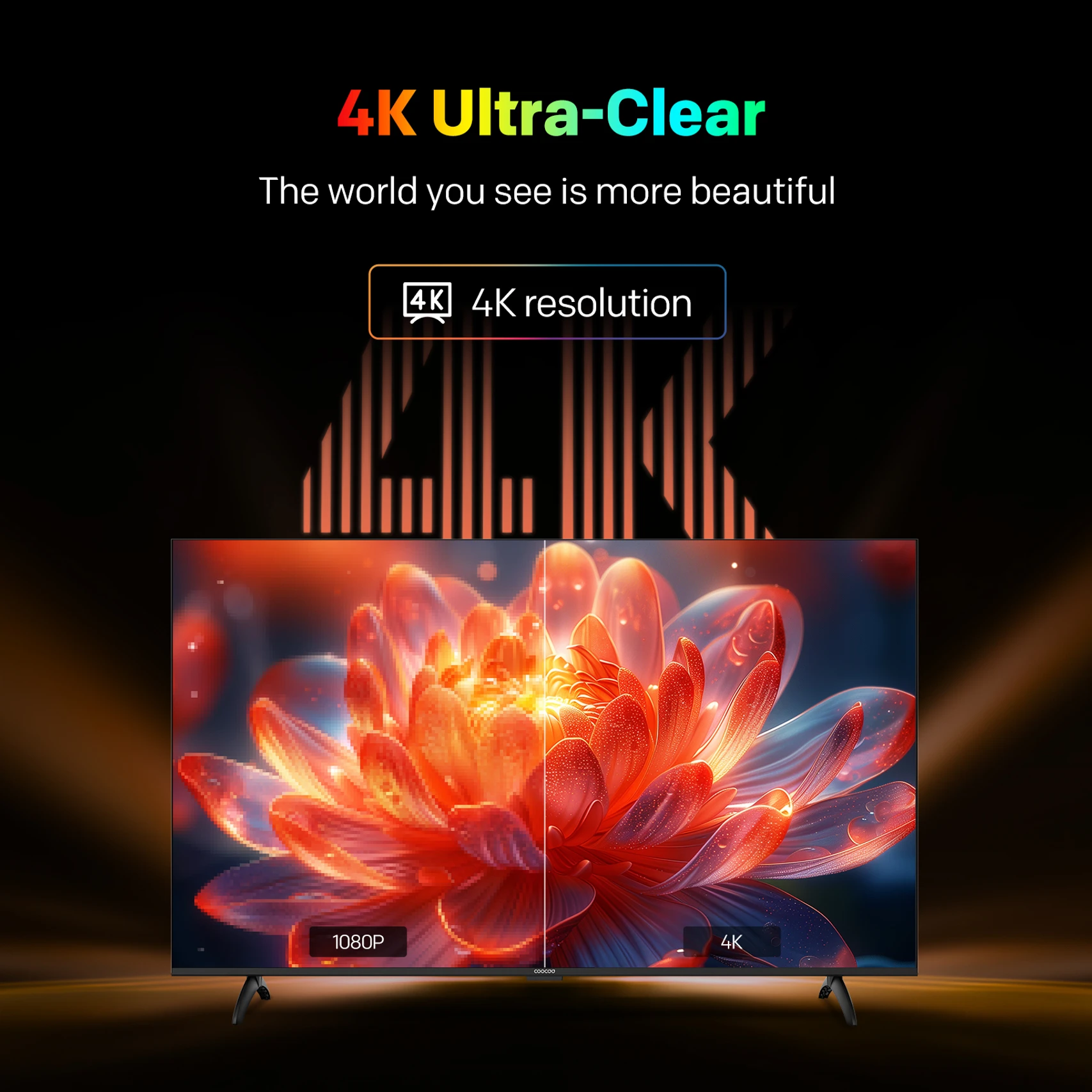 Coocaa Y74 164 Cm 65 Inch Ultra Hd 4K Led Smart Google Tv e9