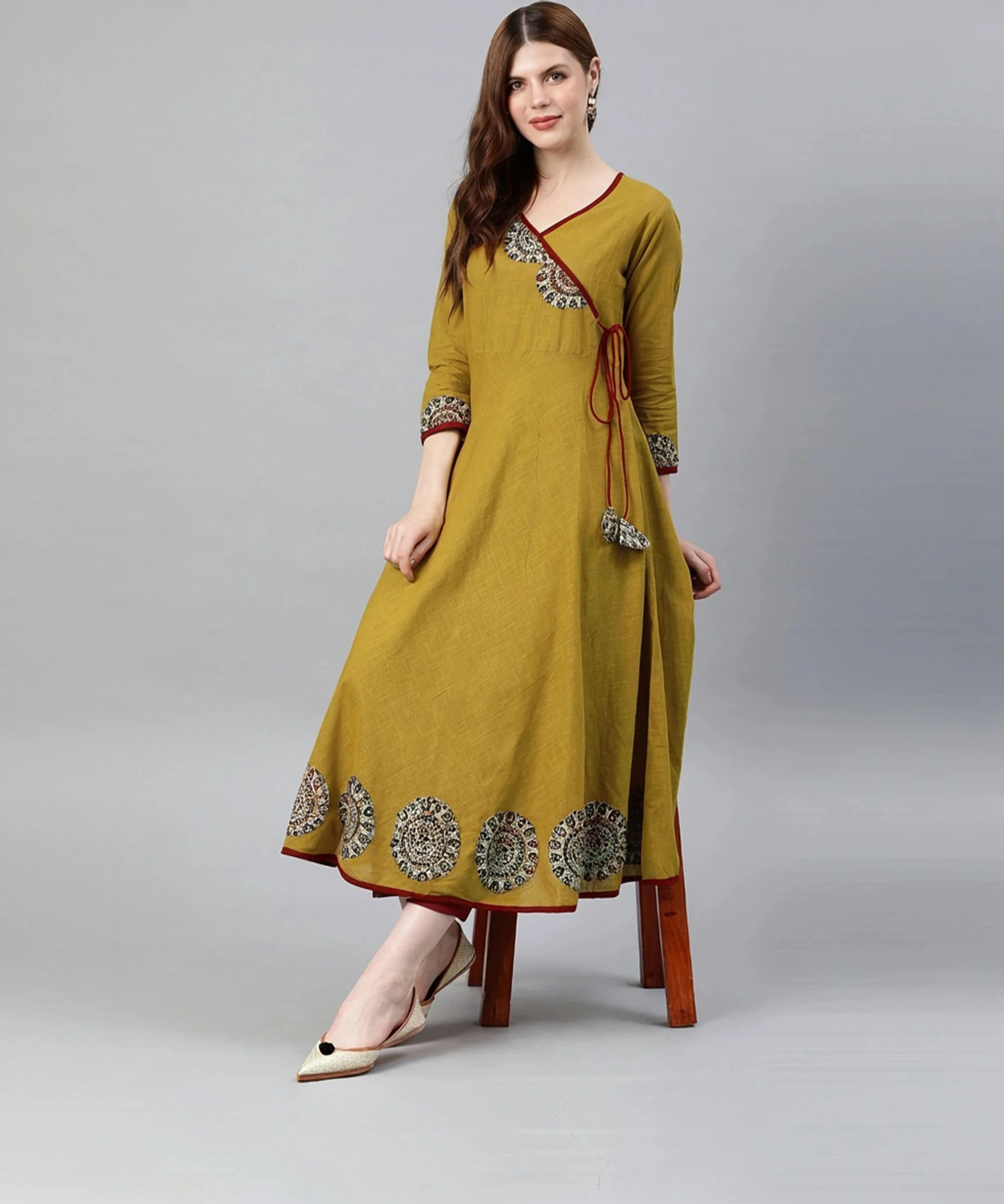 Ikrass Women Self Design Anarkali Kurta p5