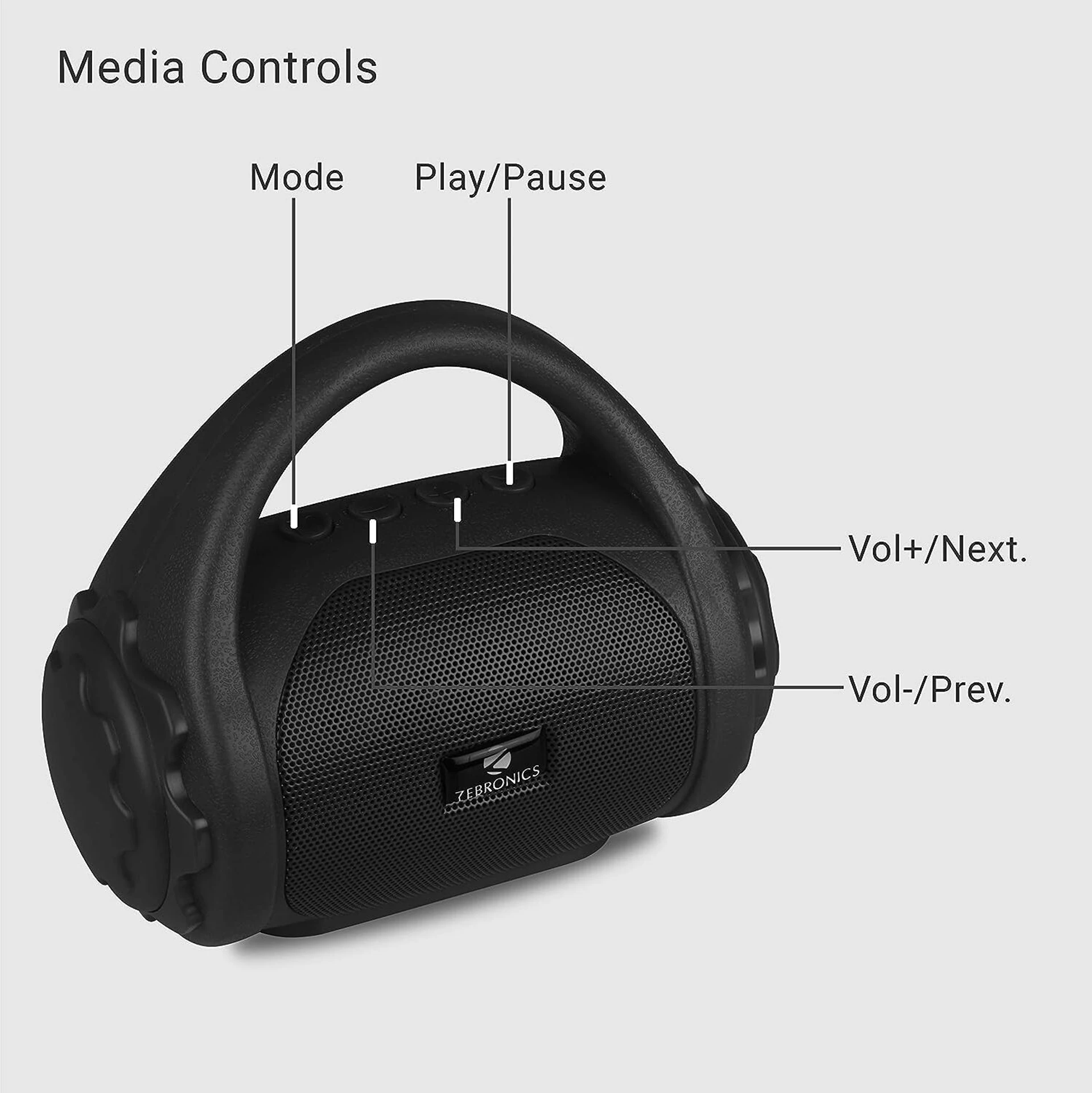 Aux input 3 W Bluetooth Speaker