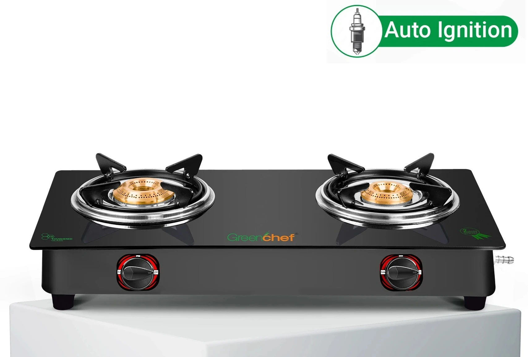 Greenchef Hybrid Ai Glass Automatic Gas Stove h9