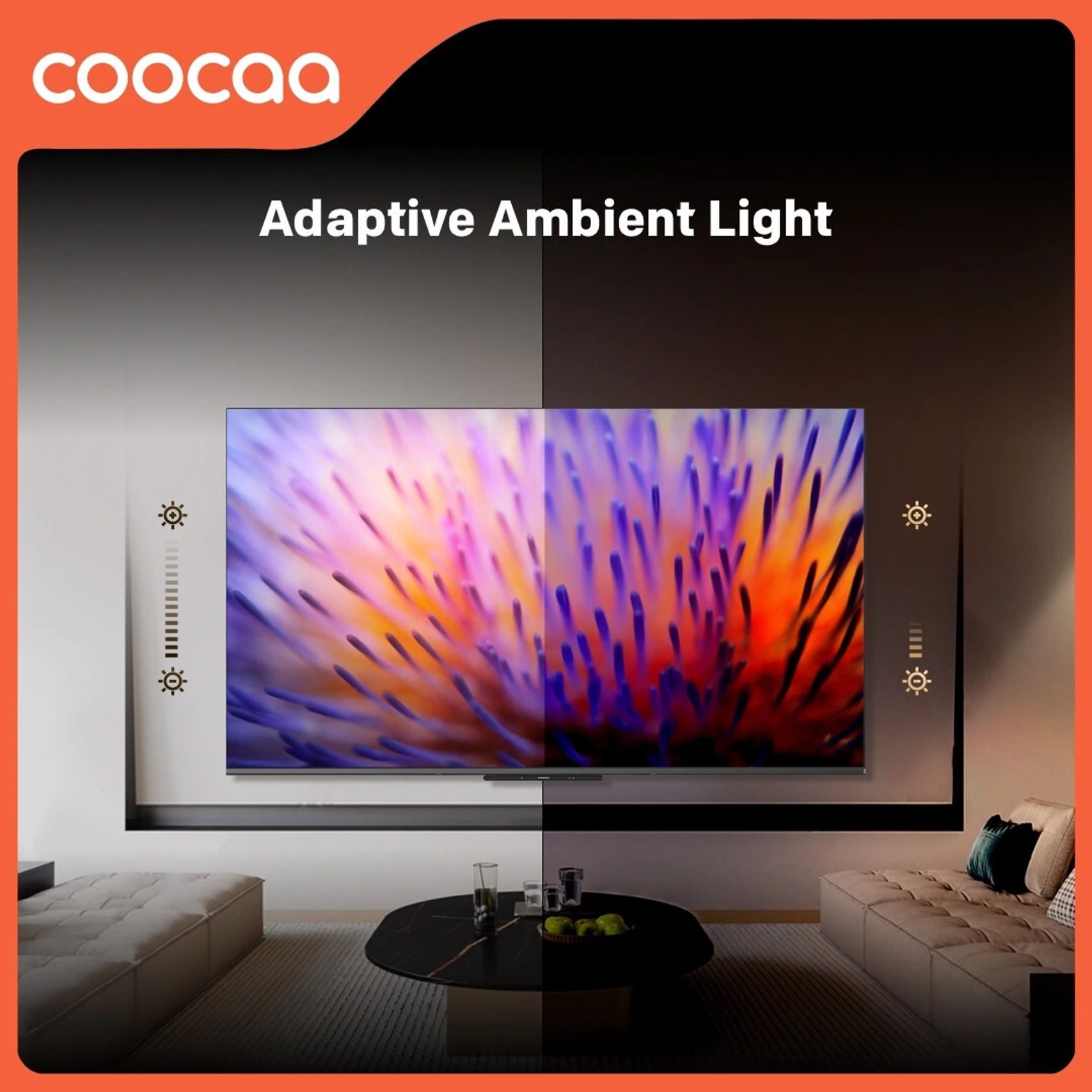 Coocaa Frameless 138 Cm 55 Inch Qled Ultra Hd 4K Smart Google Tv e7