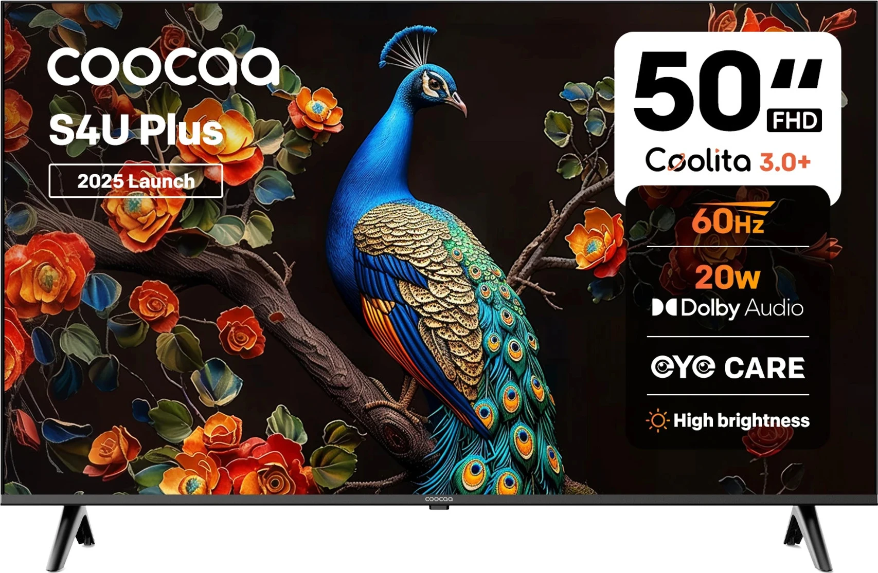 Coocaa S4U Plus 126 Cm 50 Inch Full Hd Led Smart Coolita Tv e8
