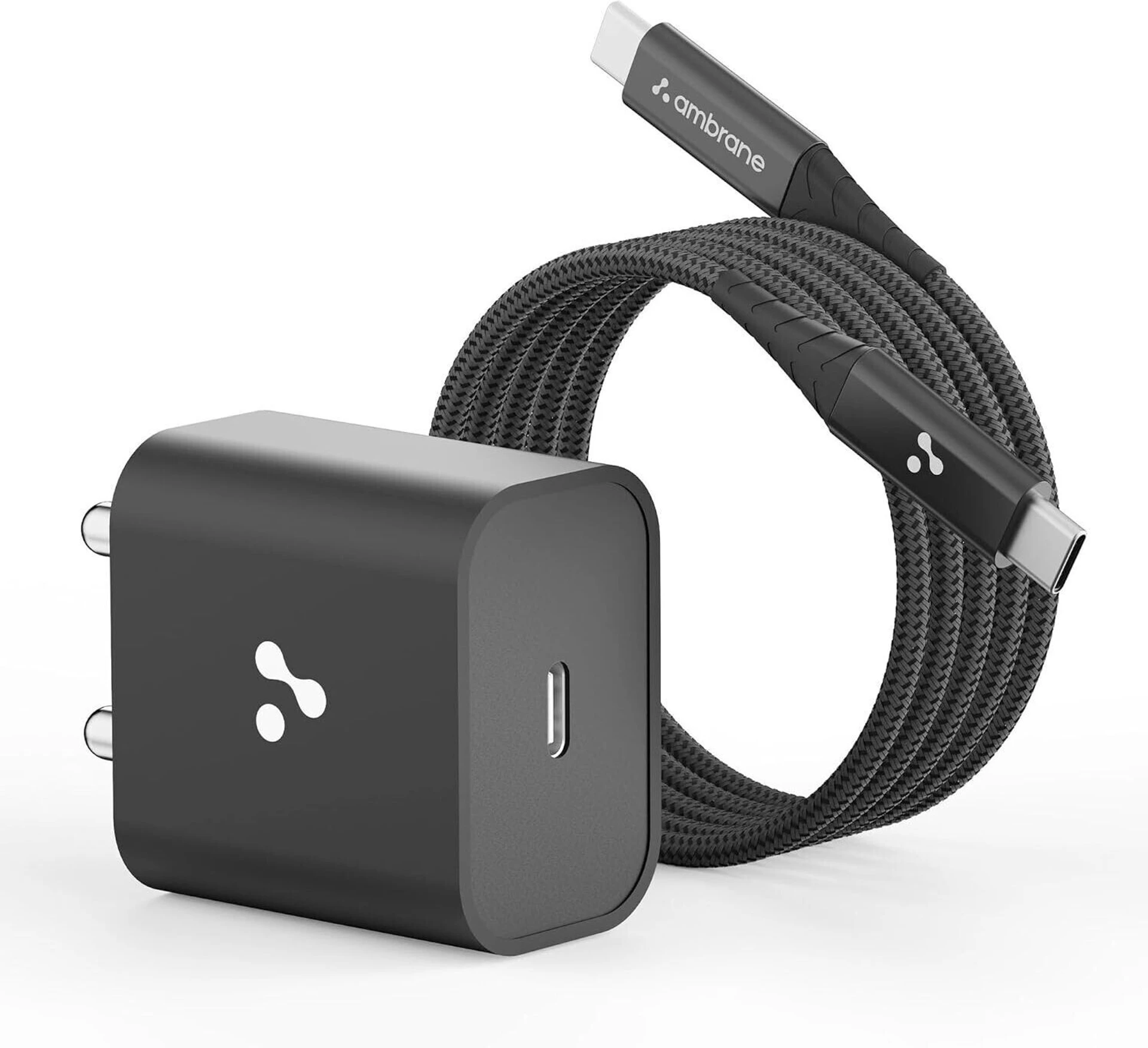 Wall Charger for Mobile with Detachable Cable (Black, Cable Included)