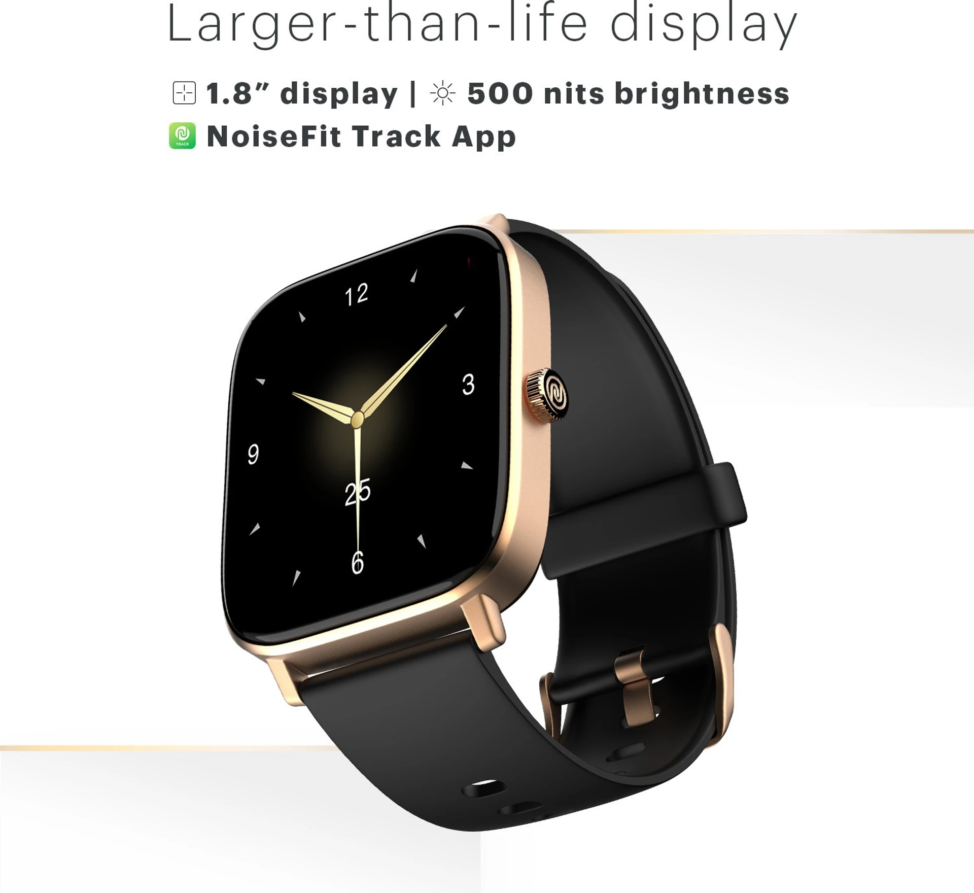 Colorfit Icon 2 1.8'' Display with Bluetooth Calling, AI Voice Assistant Smartwatch