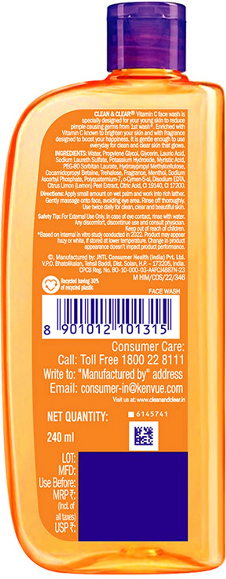 Clean & Clear Vitamin C Face wash