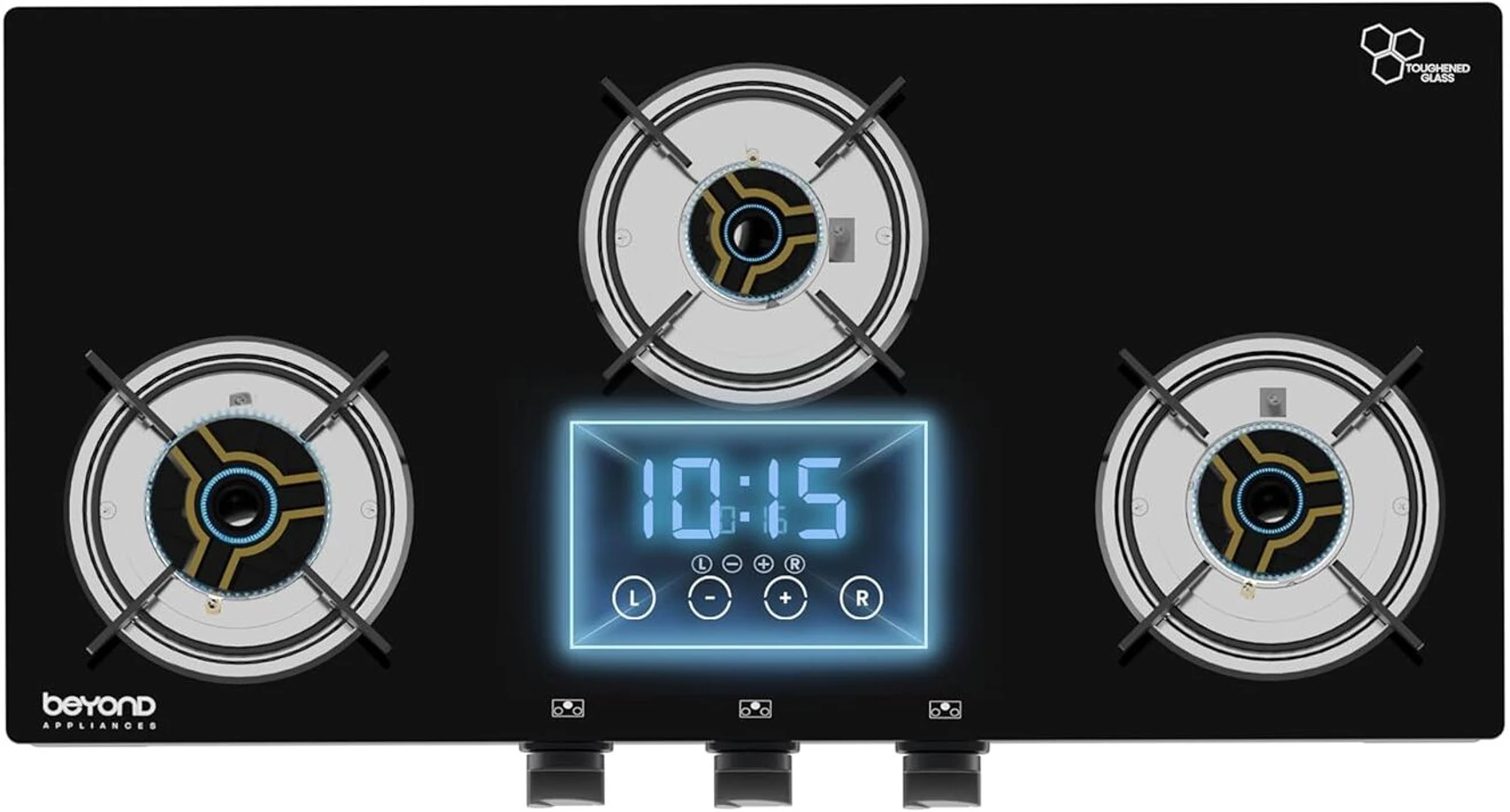 Beyond Appliances Auriga 3 Burner Smart Cooktop h10