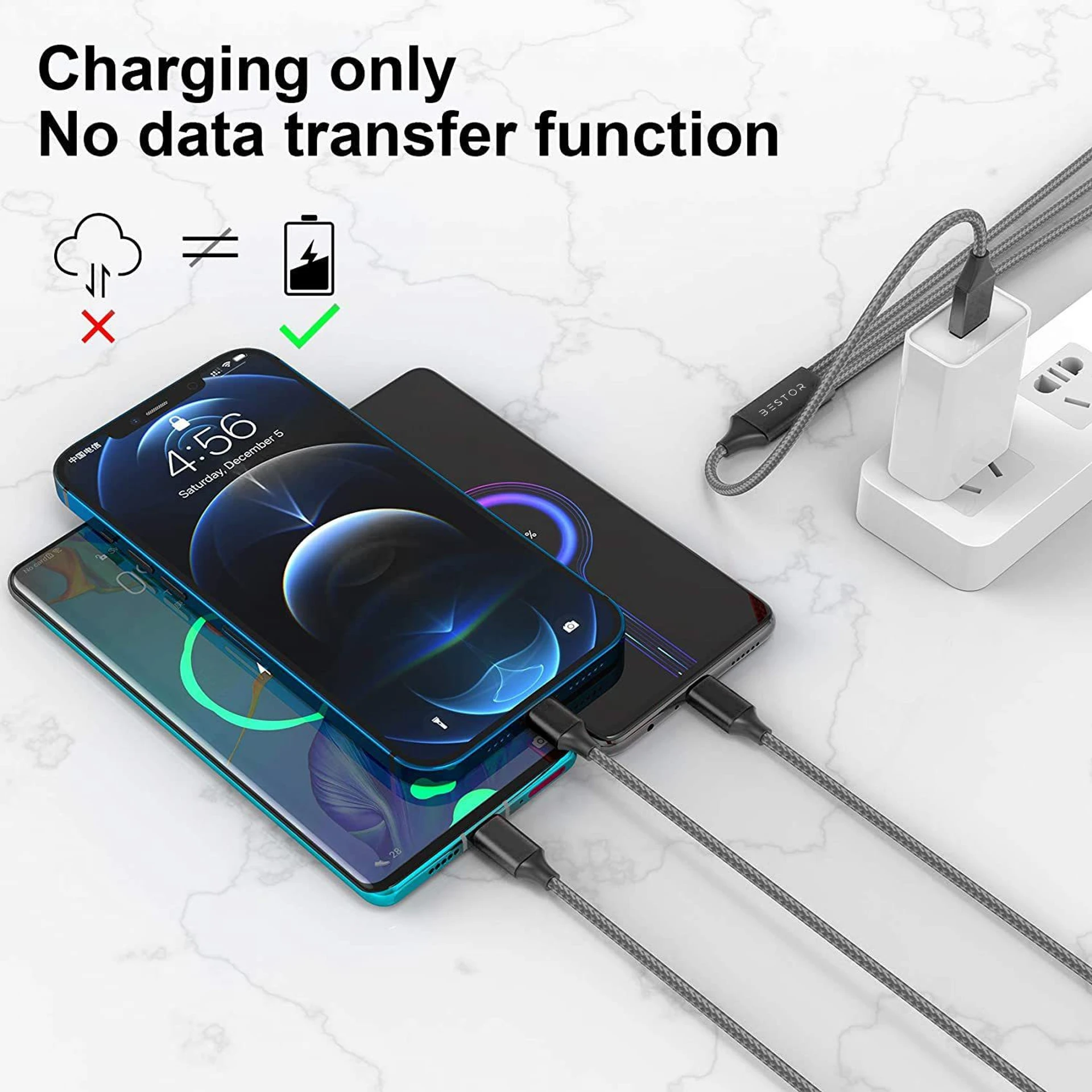 USB Type C Cable 2 A 1.2 m Multi Charging Cable