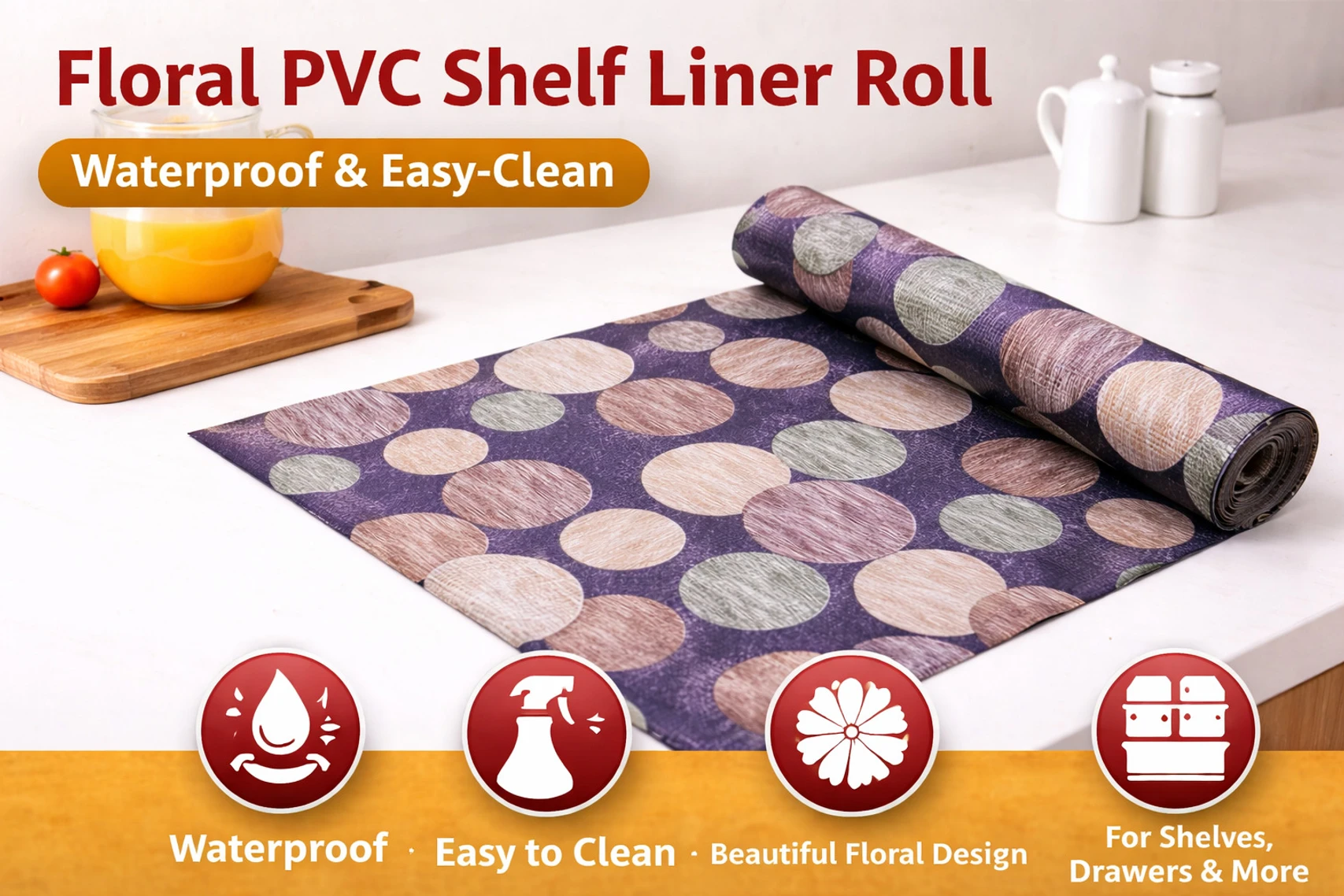 Revexo Polyester Drawer Mat h19