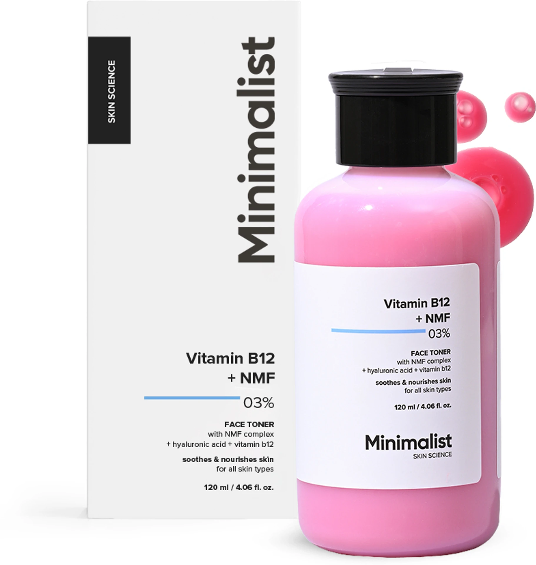 Minimalist Vitamin B12 + NMF 03% Face Toner Men & Women