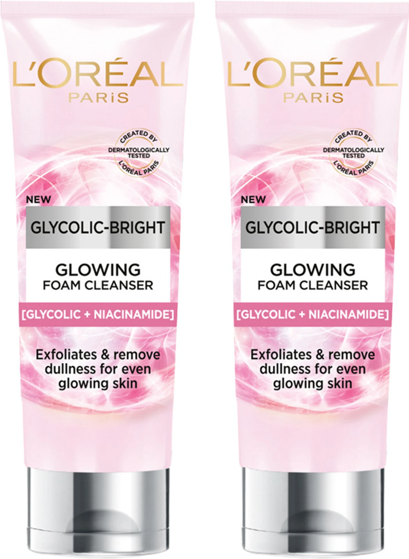 L'Oréal Paris Glycolic Bright Foaming Cleanser, for even glowing skin