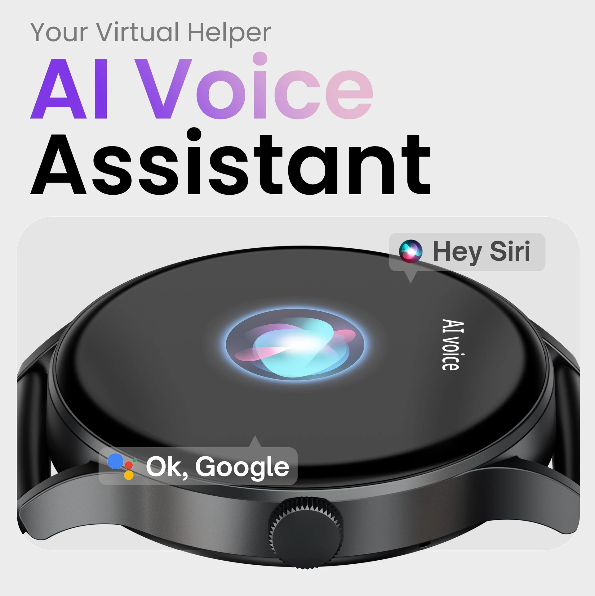 Rover Pro 1.43'' AMOLED Display, BT Calling, 1000 Nits Brightness Smartwatch