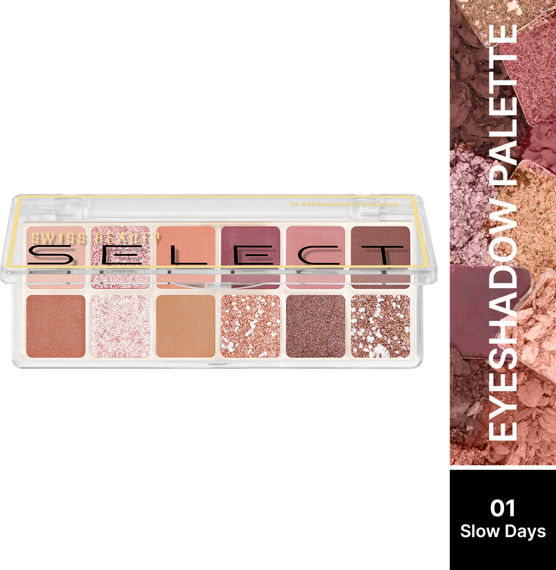 SWISS BEAUTY Select Eyeshadow Palette- Slow Days