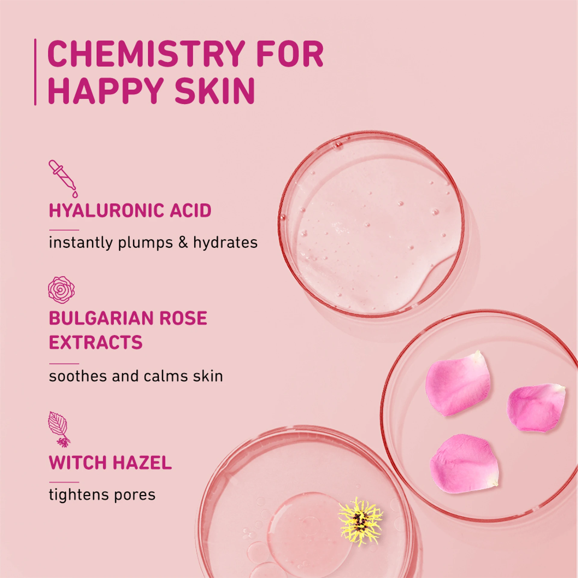 Plum Bulgarian Valley Rose Water & Hyaluronic Acid Hydrating Toner
