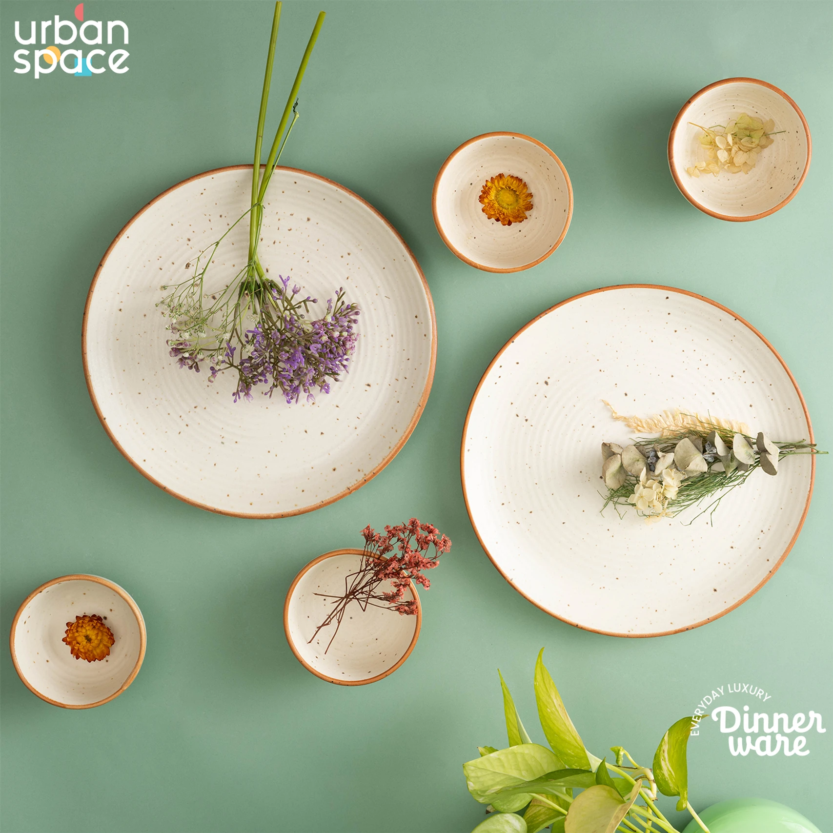 Urban Space Pack 6 Ceramic Dinner Plate h15