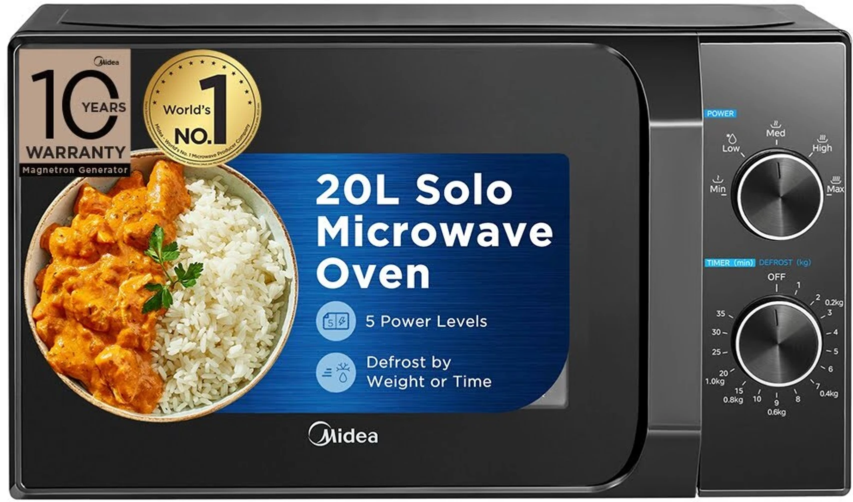 Midea 20 L Solo Microwave Oven e61