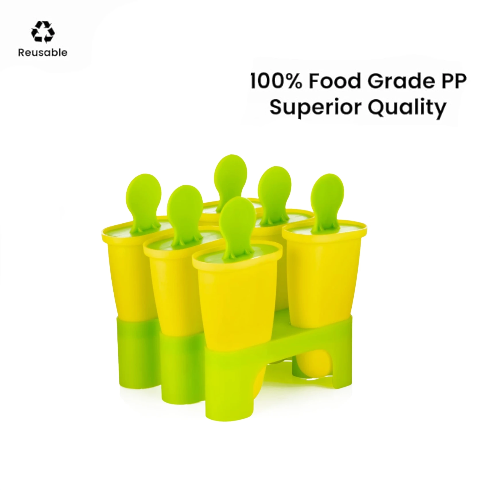 Sampware Set 6 Ice Pop Makers Ice Cream Mould h8