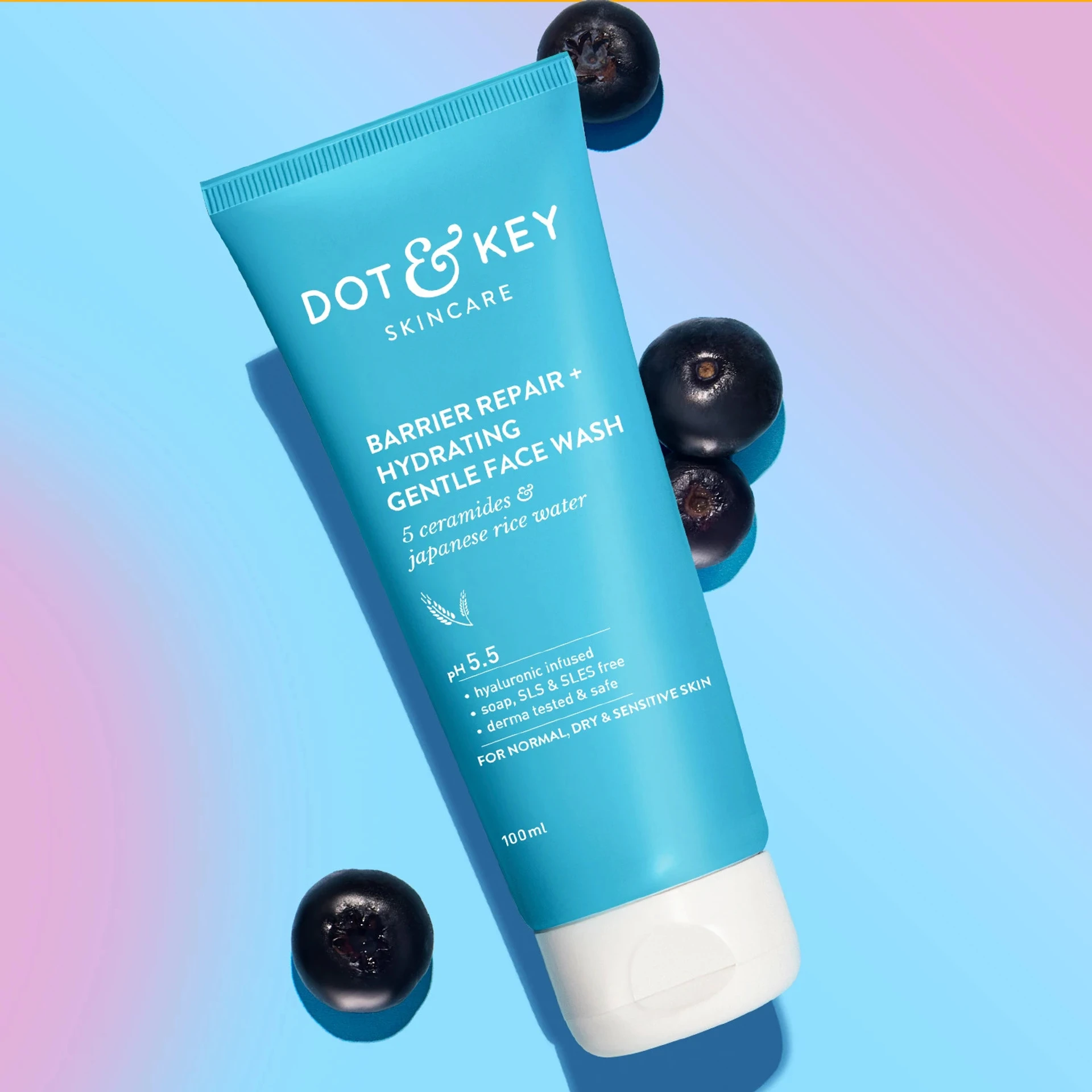 Dot & Key Barrier Repair + Hydrating With Probiotic,Ceremide,Cleanser