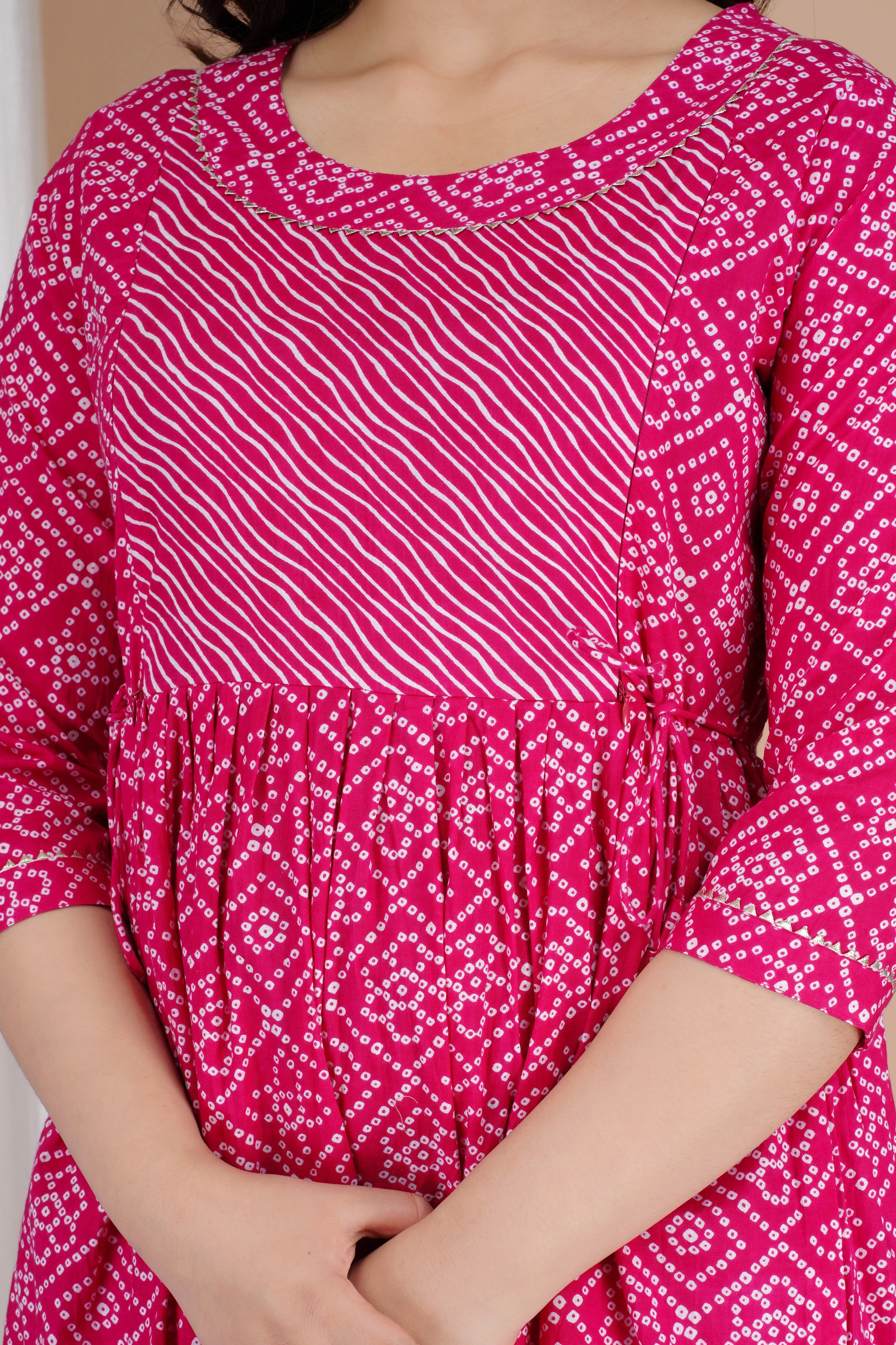 Tulsiram Women Printed Anarkali Kurta p7