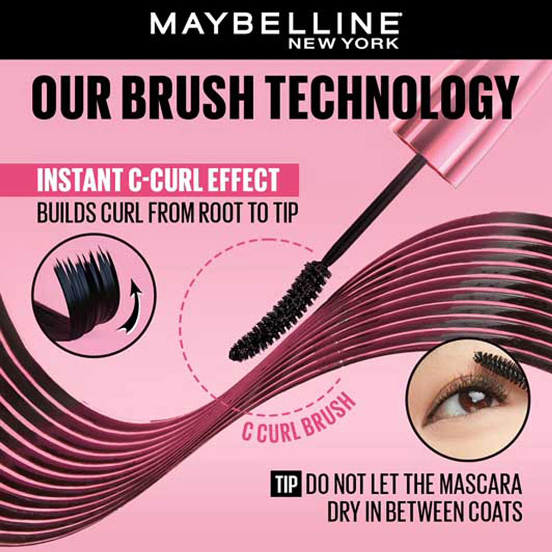 MAYBELLINE NEW YORK Hypercurl Mascara Washable 9.2 ml