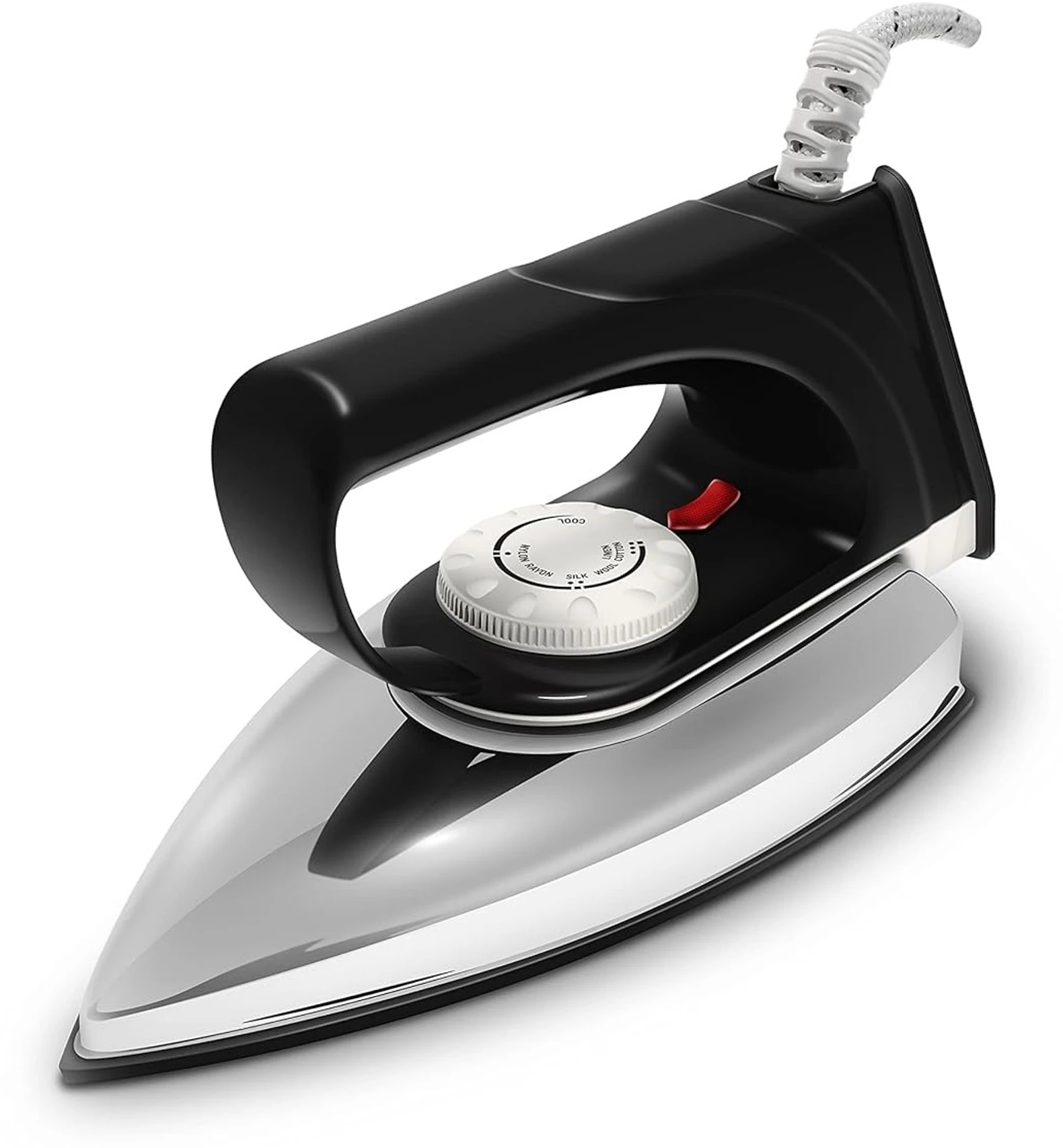 Wipro Gd101 Popular 1000 Watt Electric Lightweight Chrome Finish Anti Bacterial W Dry Iron e72