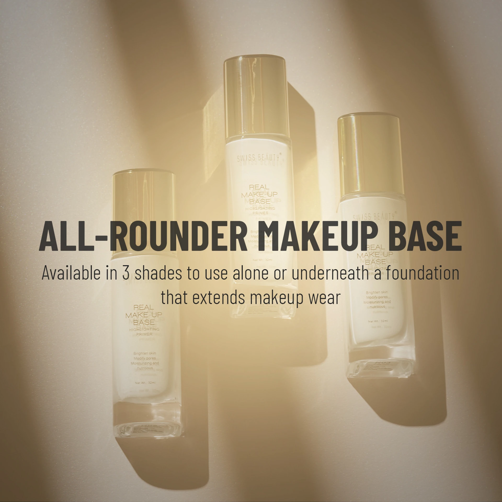 SWISS BEAUTY Real Makeup Base Highlighting Primer
