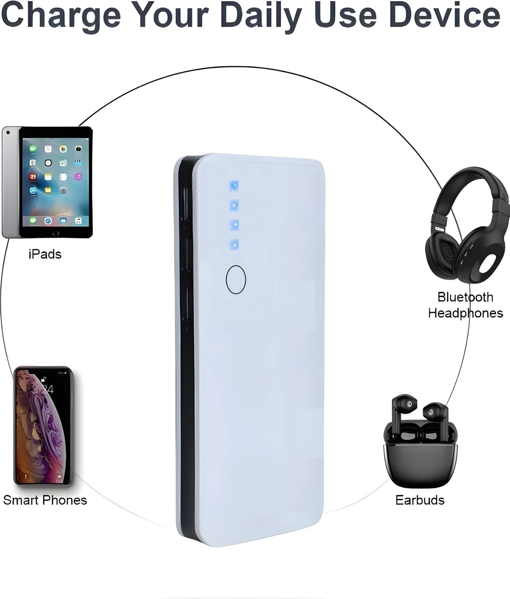 25000 mAh 10 W Compact Pocket Size Power Bank
