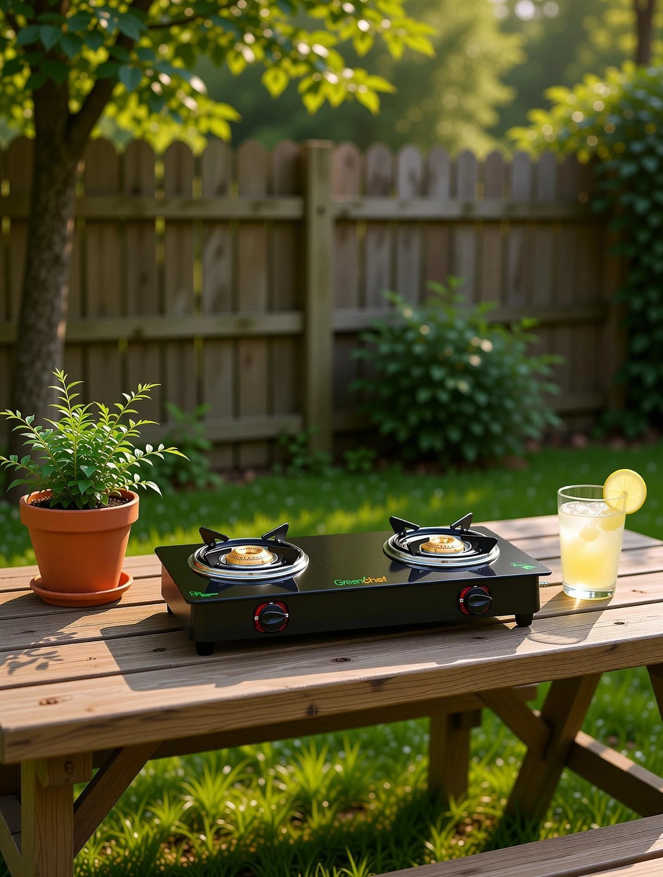 Greenchef Hybrid Ai Glass Automatic Gas Stove h9