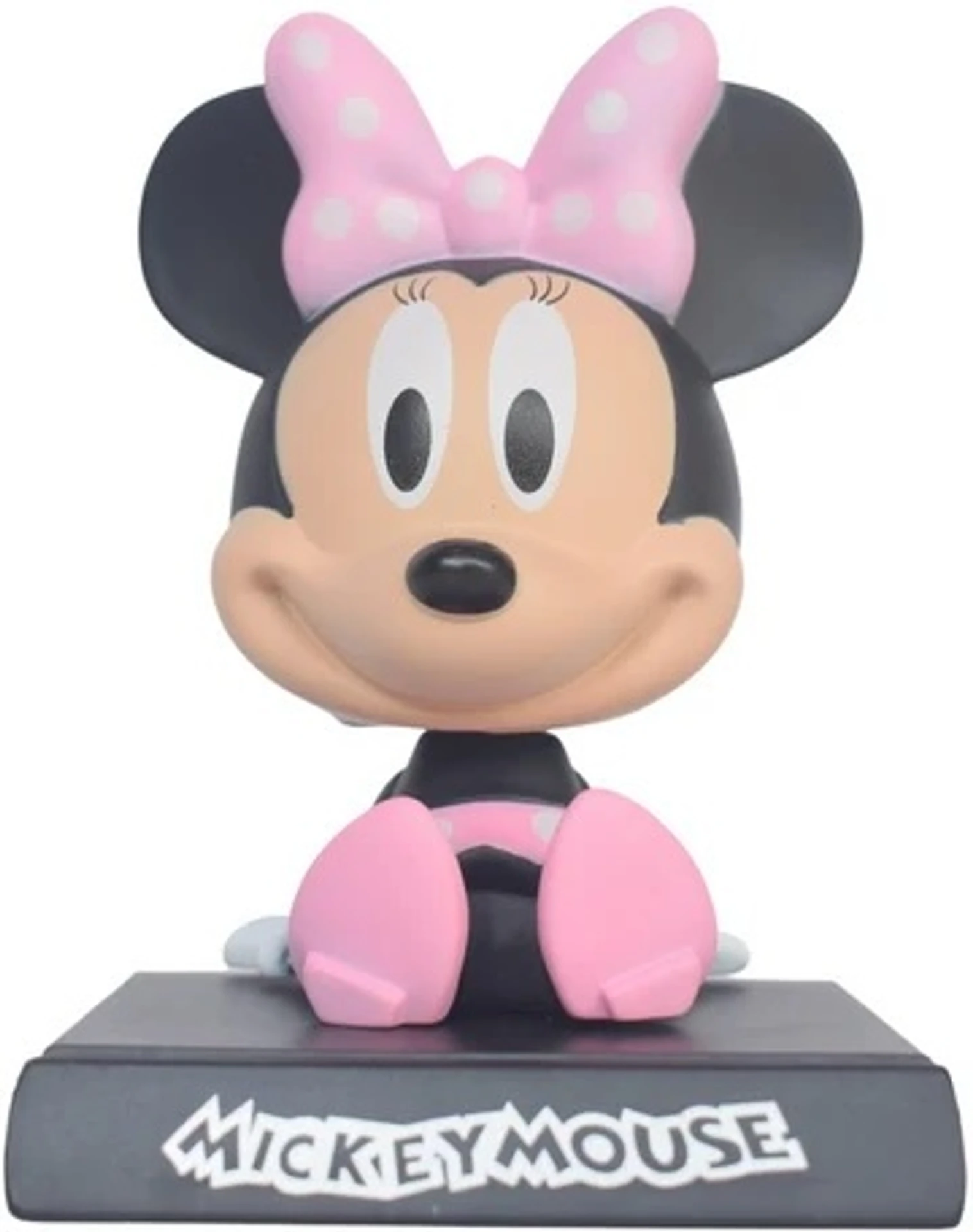 Minnie Mouse Bobblehead with Mobile Holder