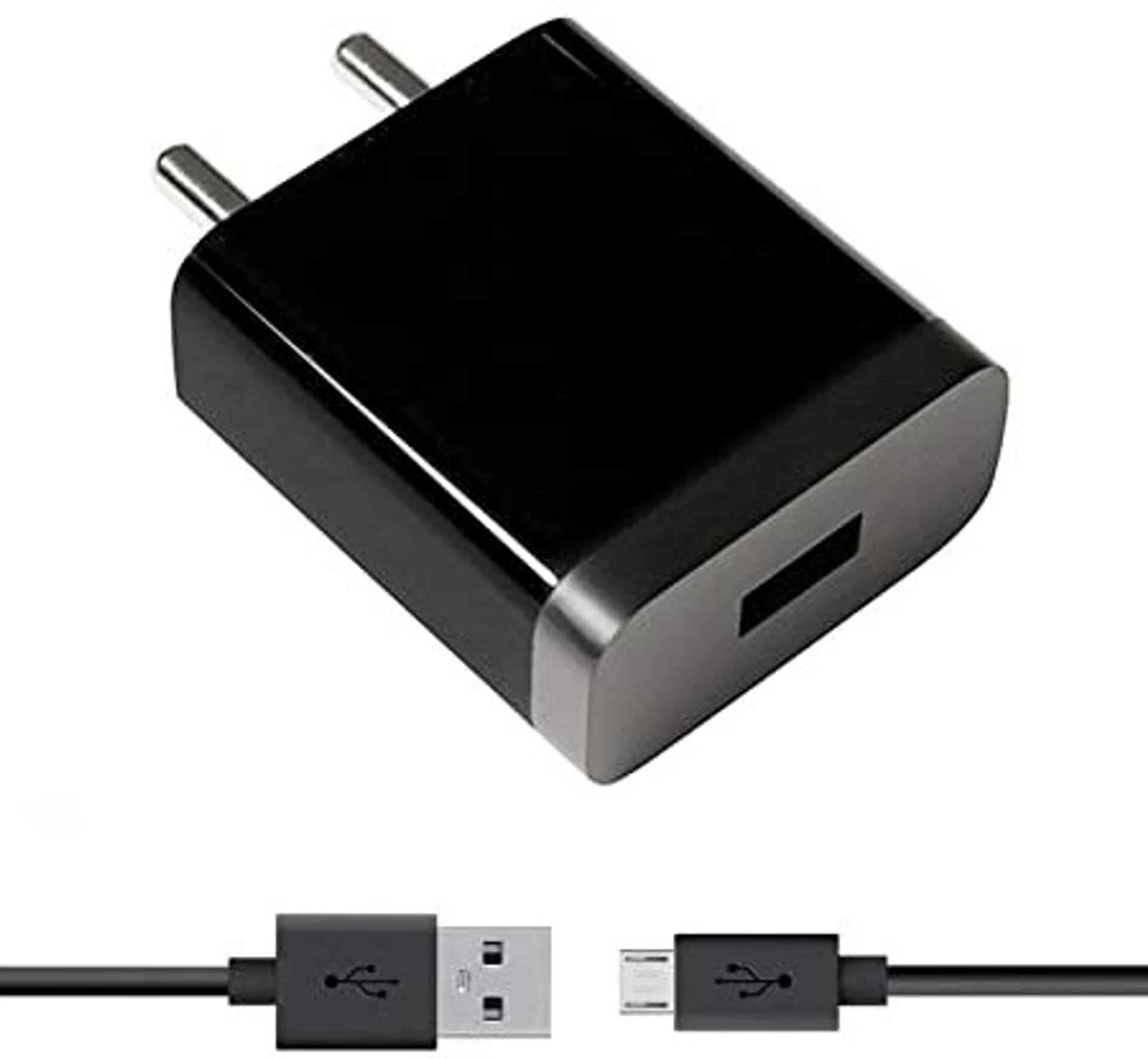 12 W Quick Charger 2.4 A Wall Charger for Mobile with Detachable Cable