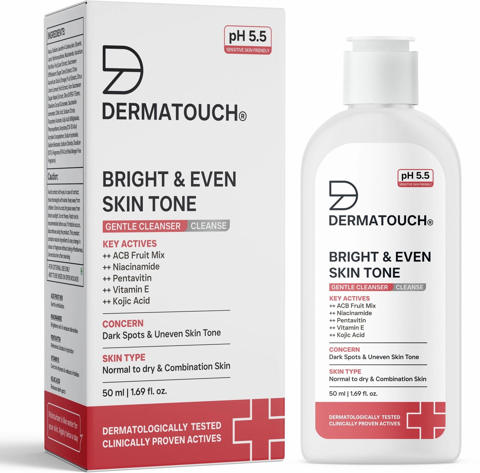 Dermatouch Bright & Even Skin Tone Gentle Cleanser