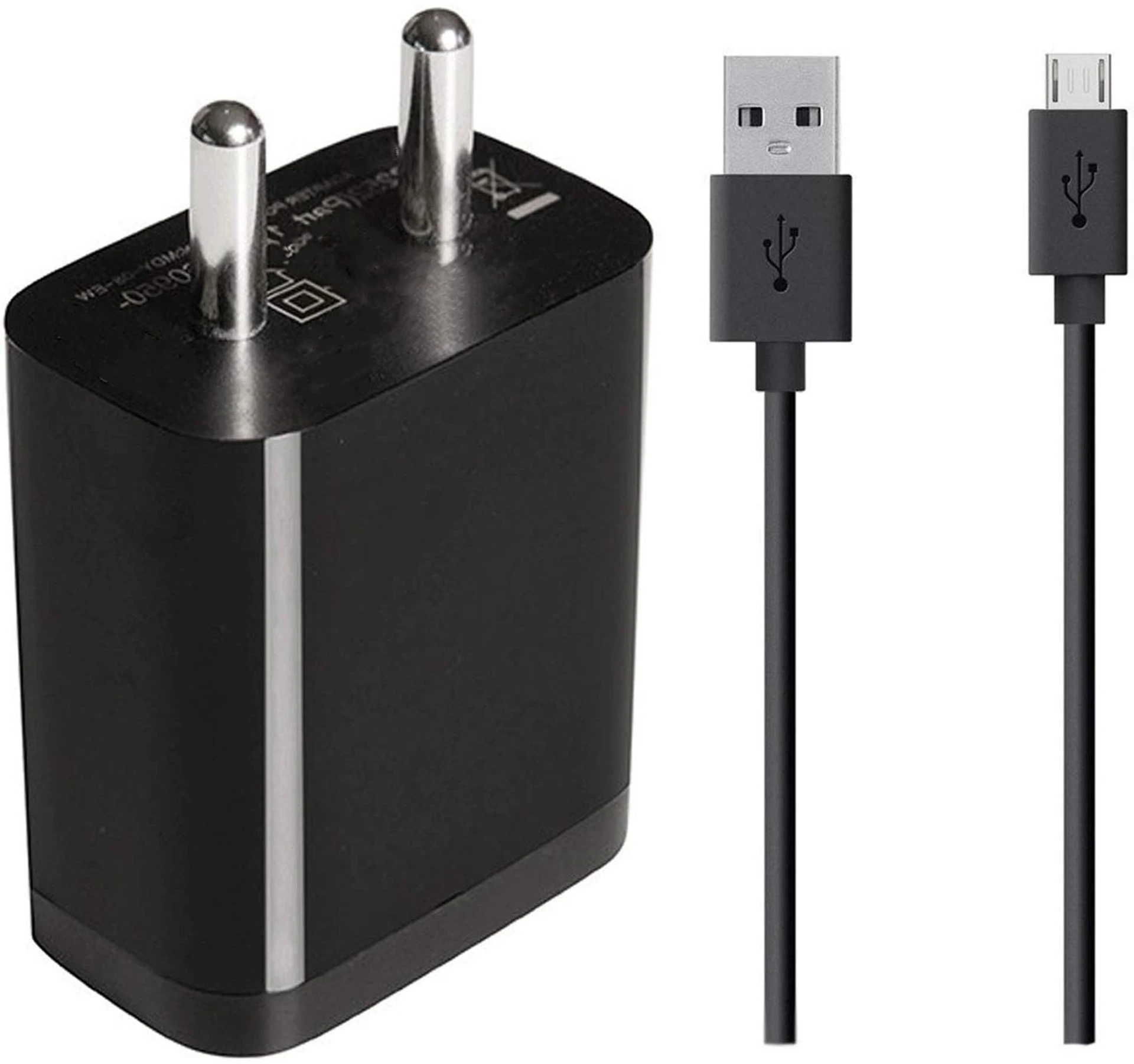 12 W Quick Charge 2.4 A Wall Charger for Mobile with Detachable Cable