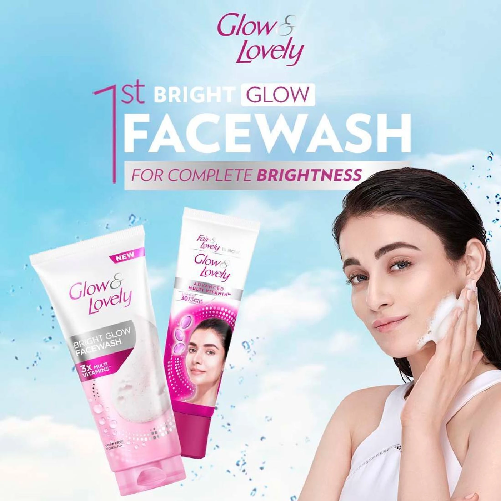 Glow & Lovely Bright Glow Multivitamins For Bright Skin Face Wash
